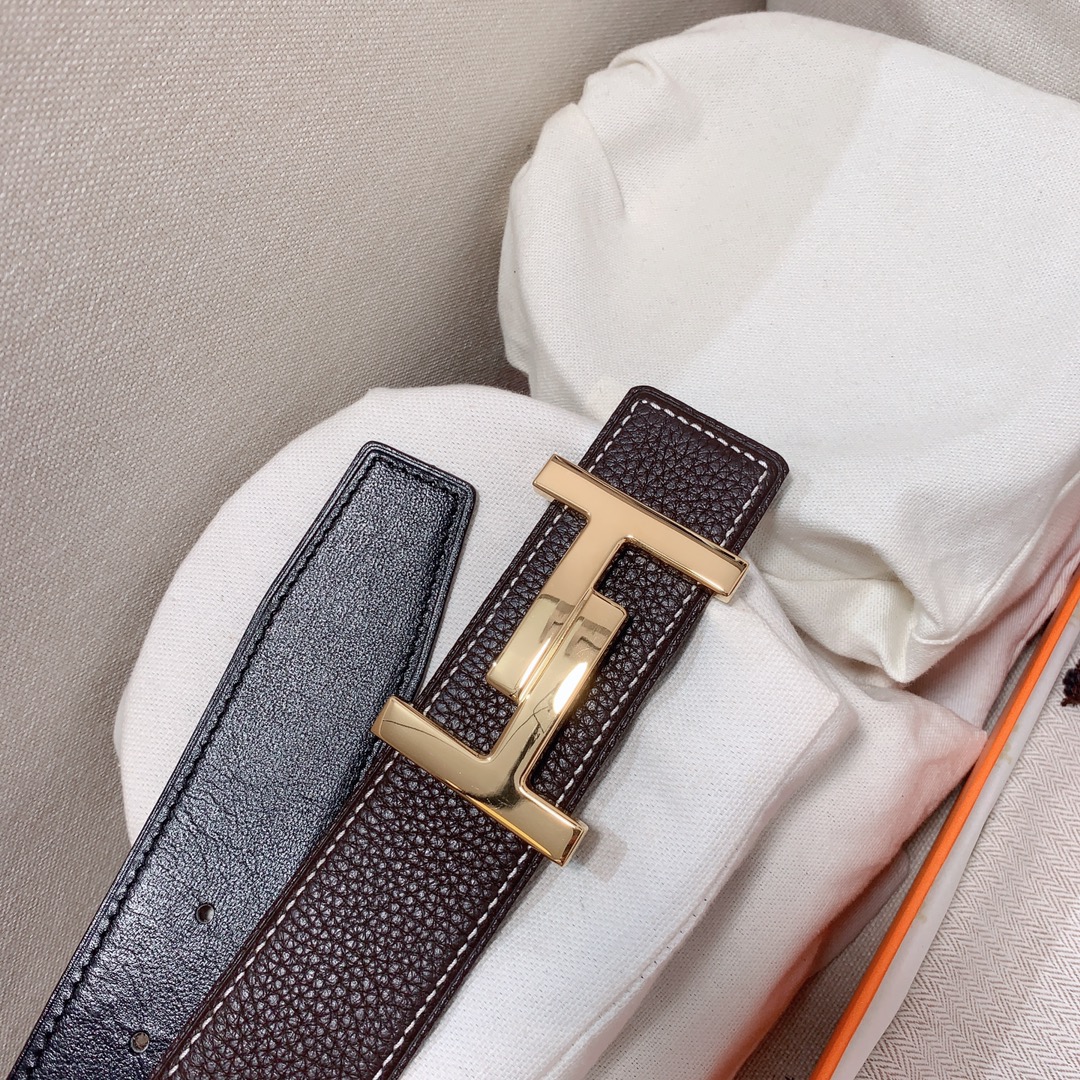 Hermès Leather Belt 38mm