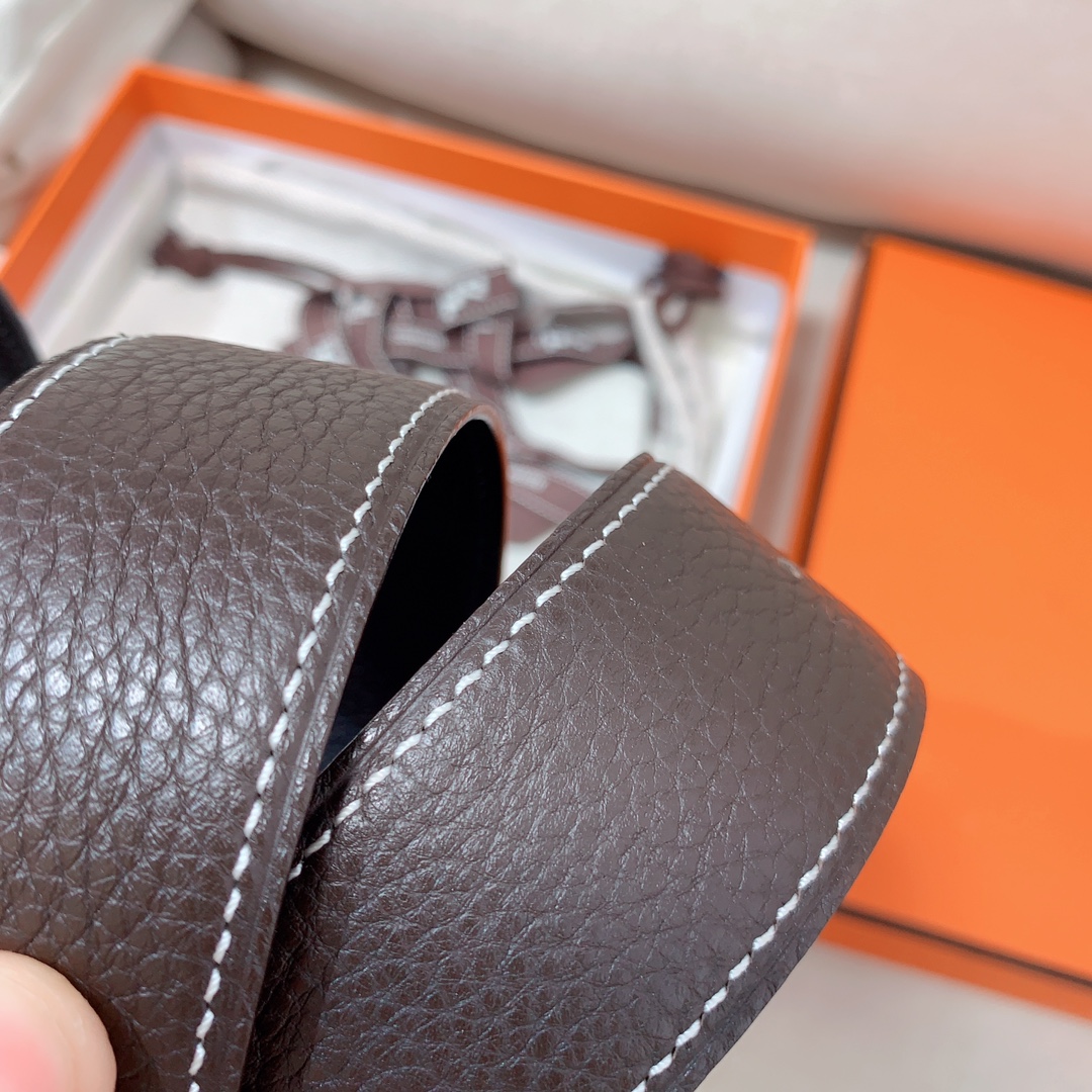 Hermès Leather Belt 38mm