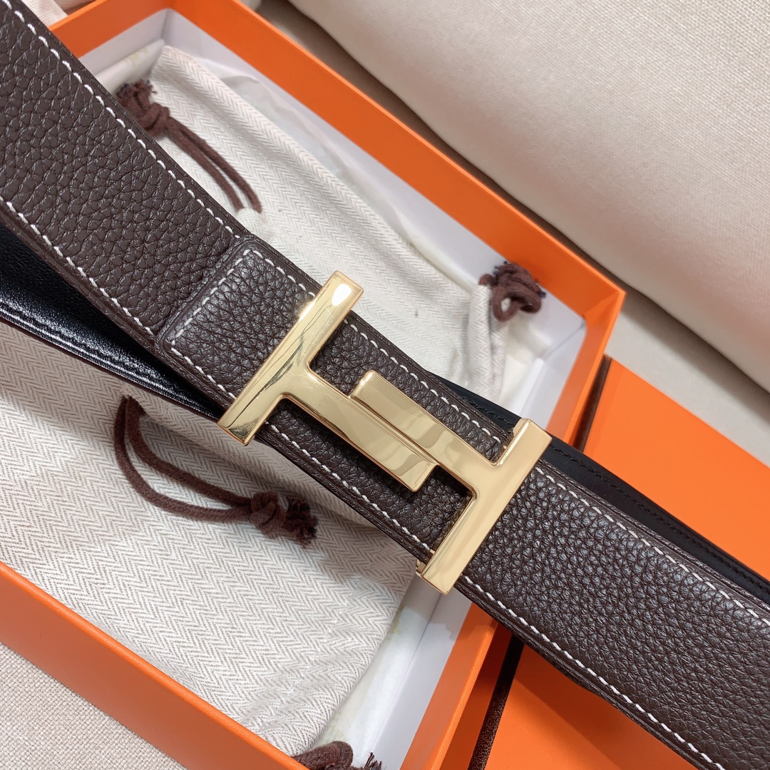 Hermès Leather Belt 38mm