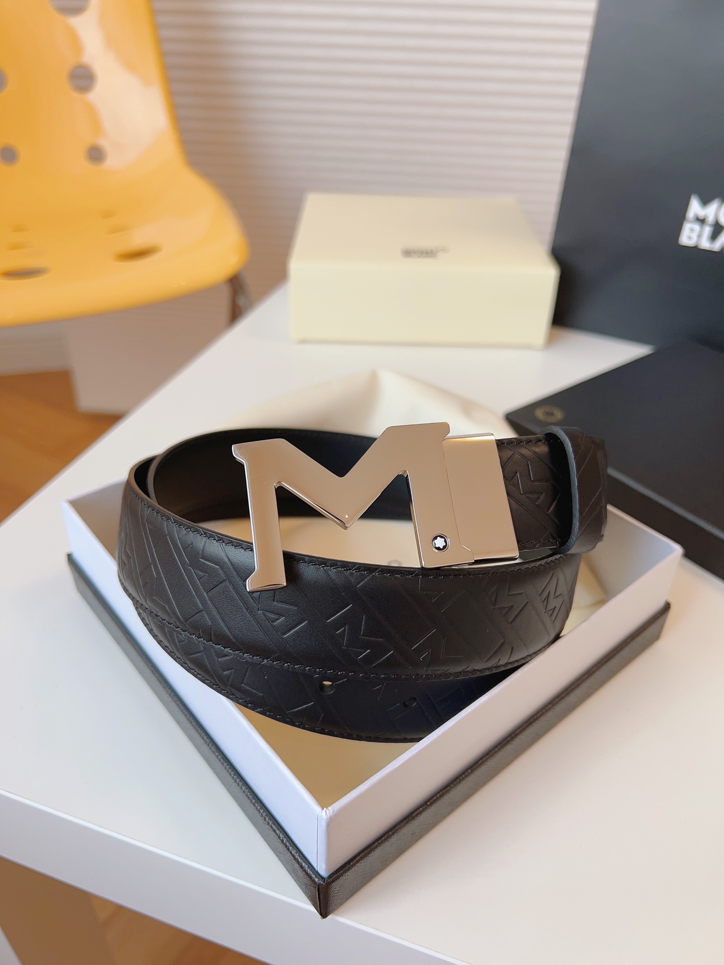 Montblanc Leather Belt 35mm