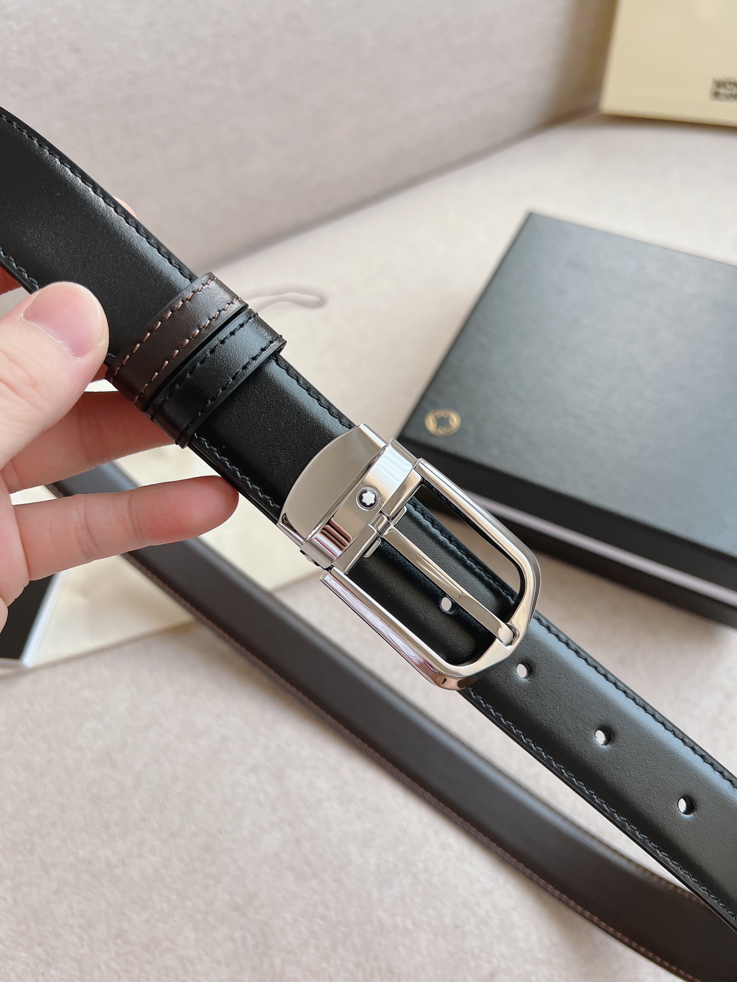 Montblanc Leather Belt 30mm