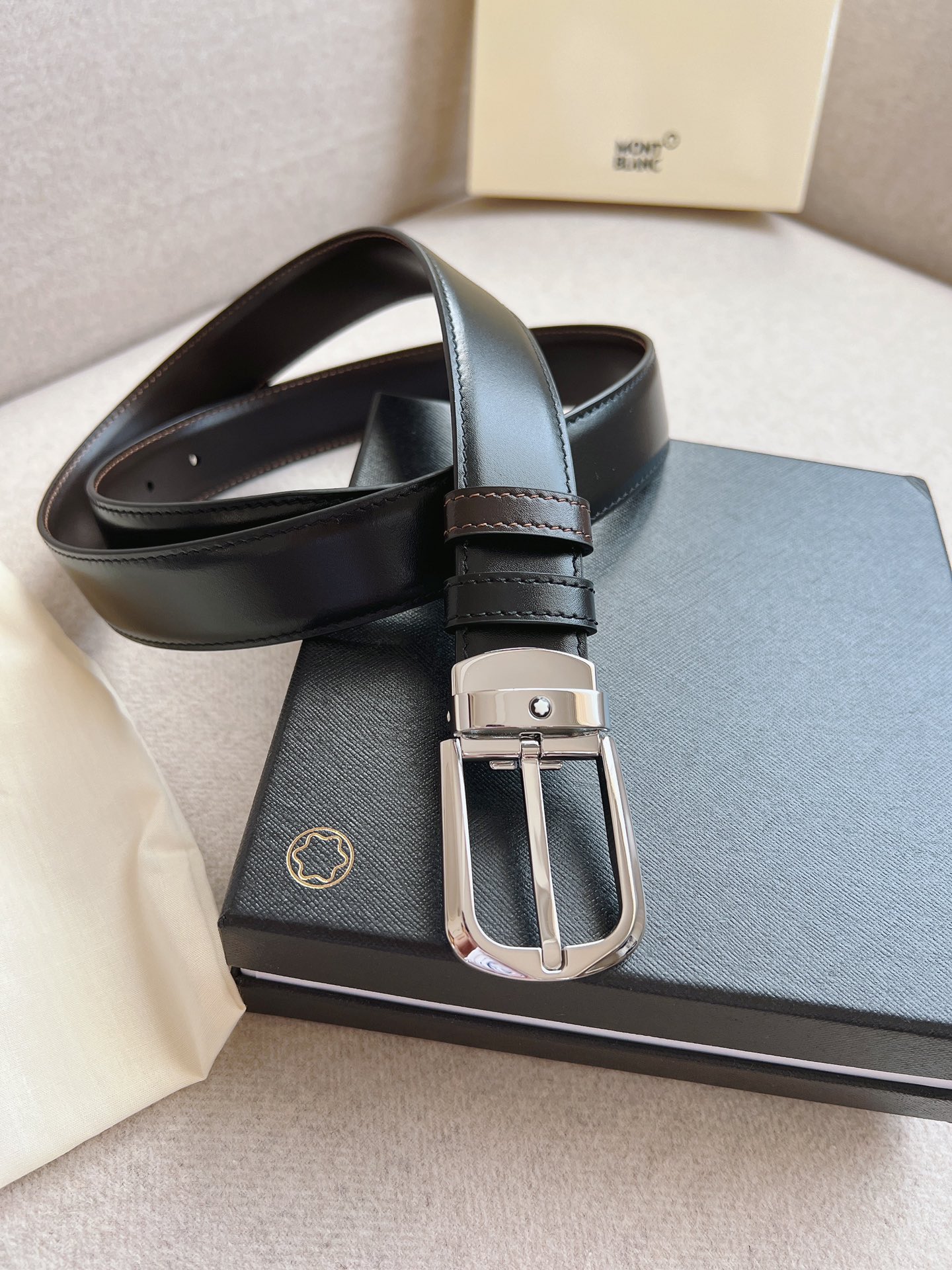 Montblanc Leather Belt 30mm