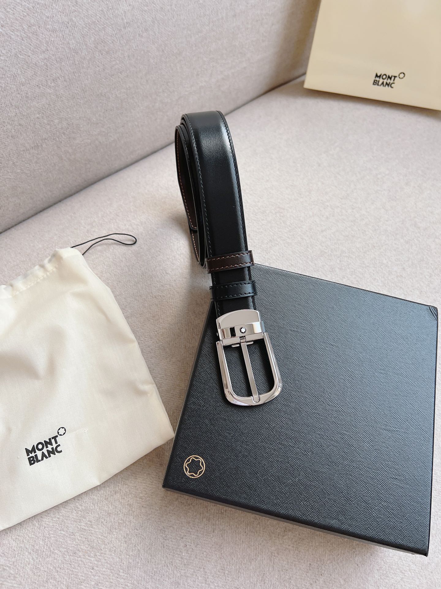 Montblanc Leather Belt 30mm