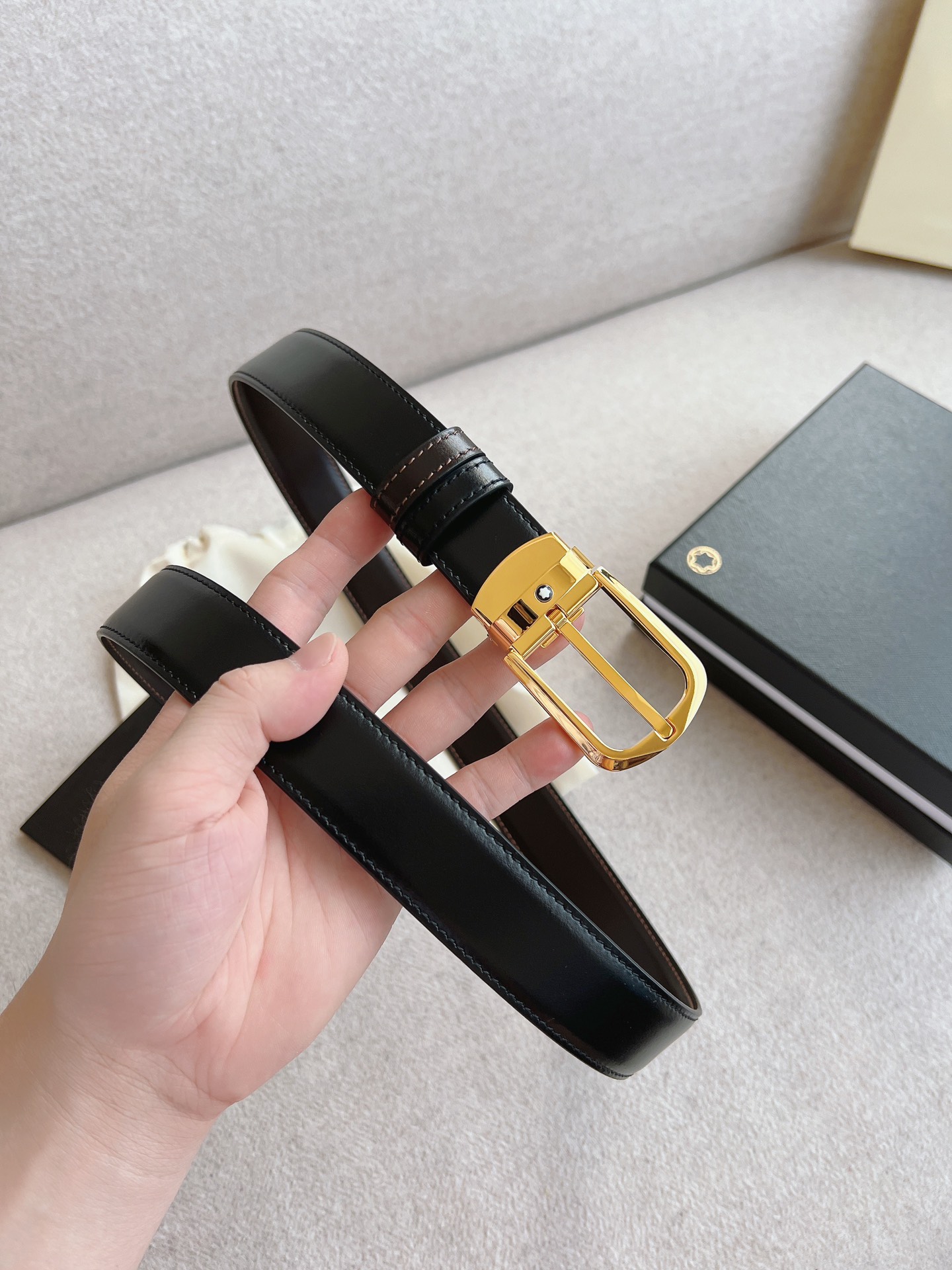 Montblanc Leather Belt 30mm