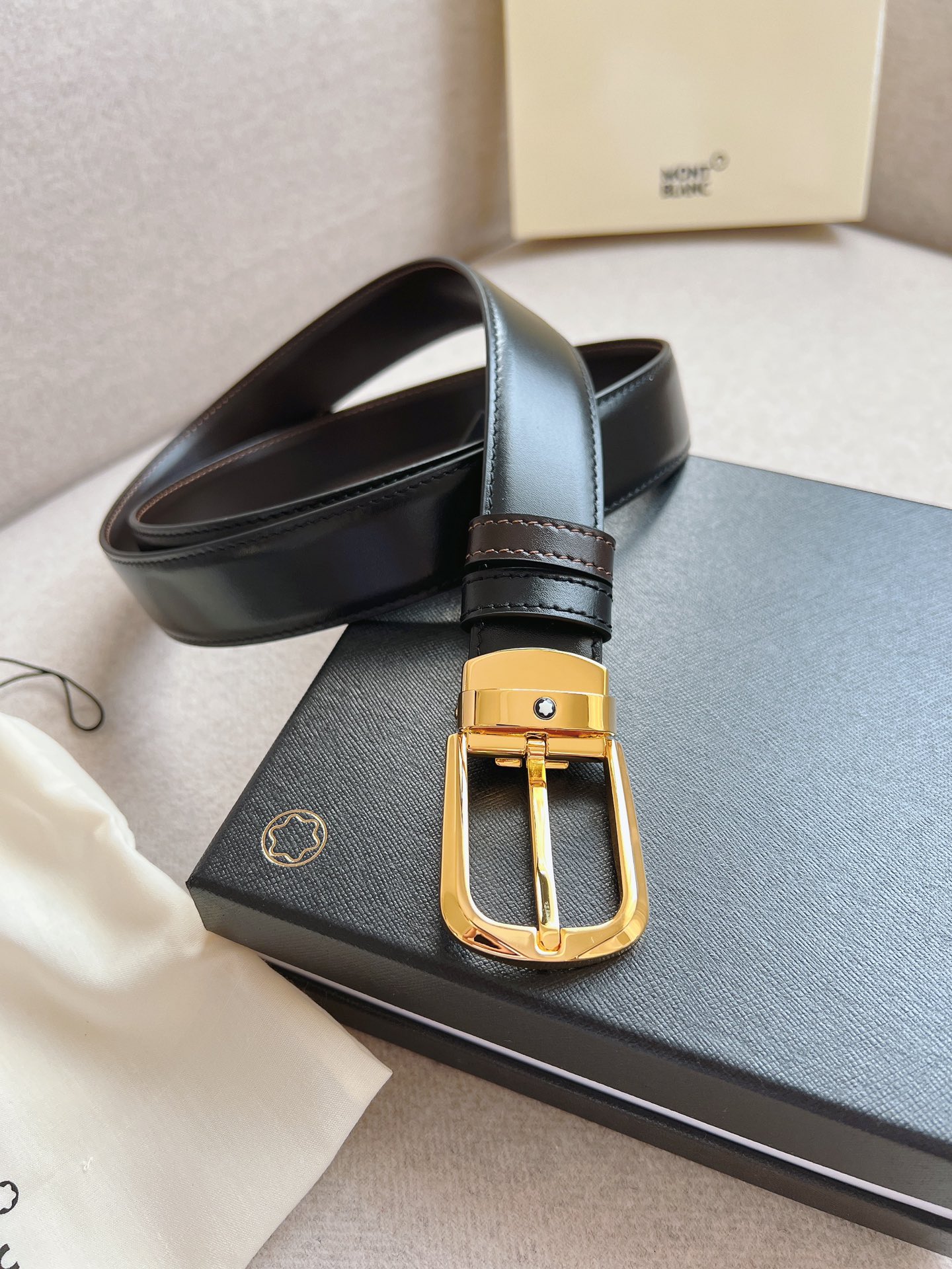 Montblanc Leather Belt 30mm