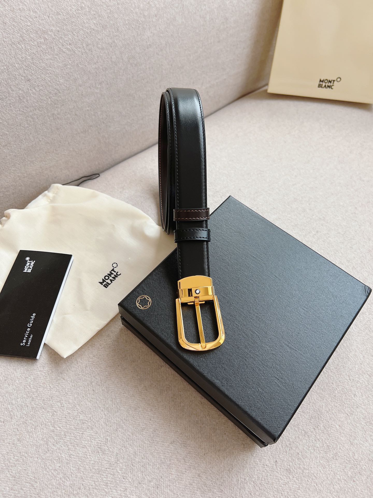 Montblanc Leather Belt 30mm