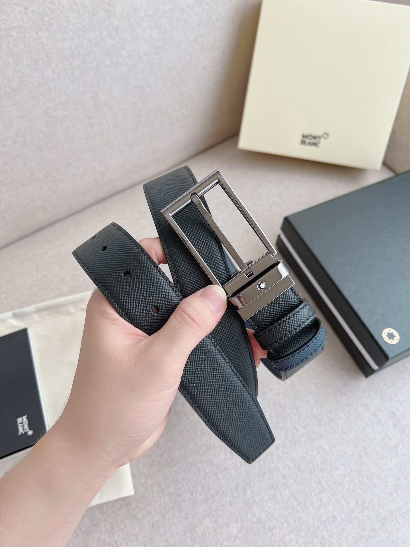 Montblanc Leather Belt 35mm