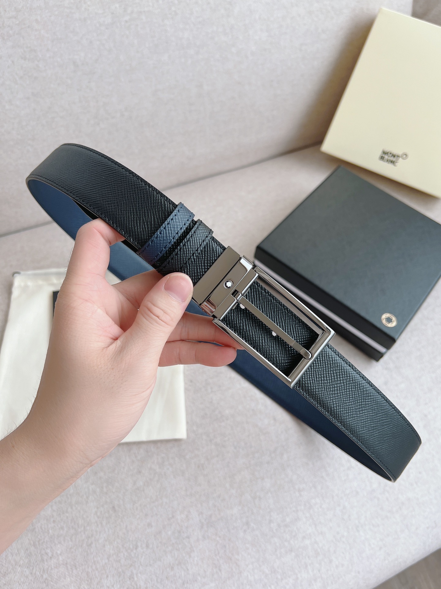 Montblanc Leather Belt 35mm