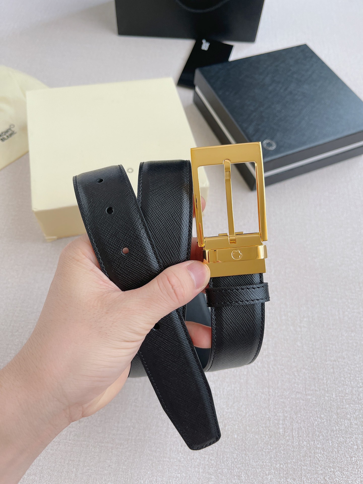 Montblanc Leather Belt 35mm