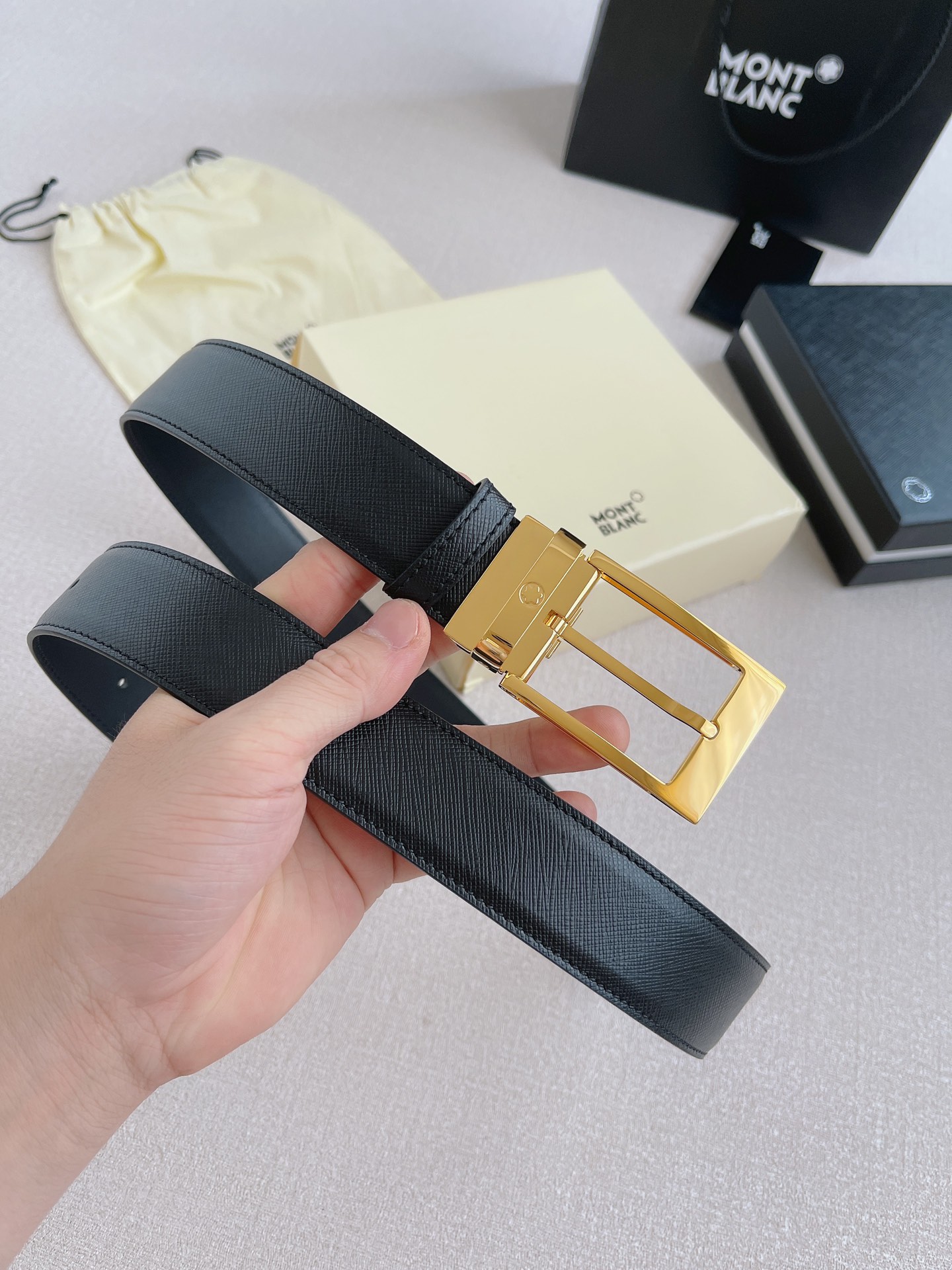 Montblanc Leather Belt 35mm
