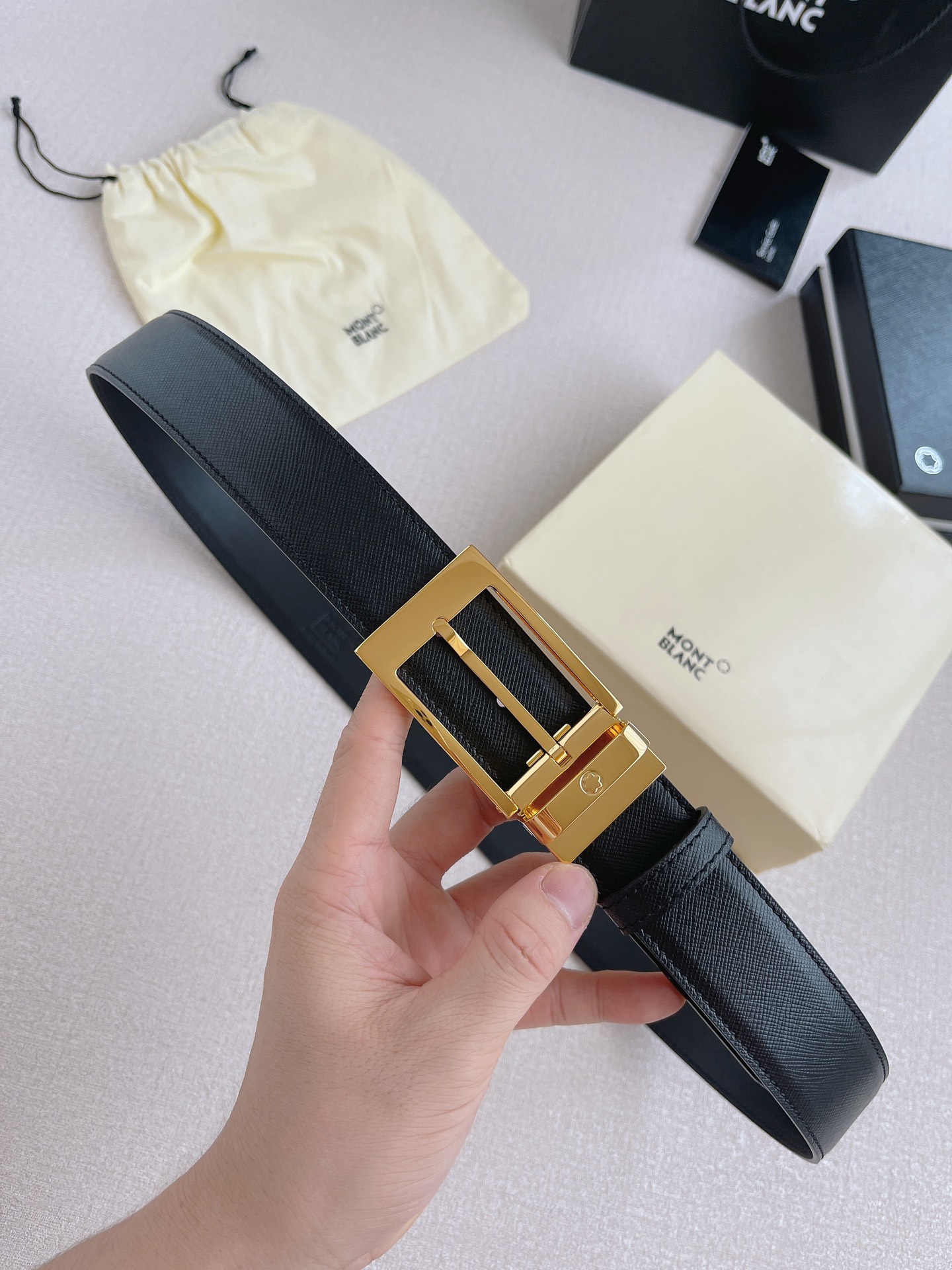Montblanc Leather Belt 35mm