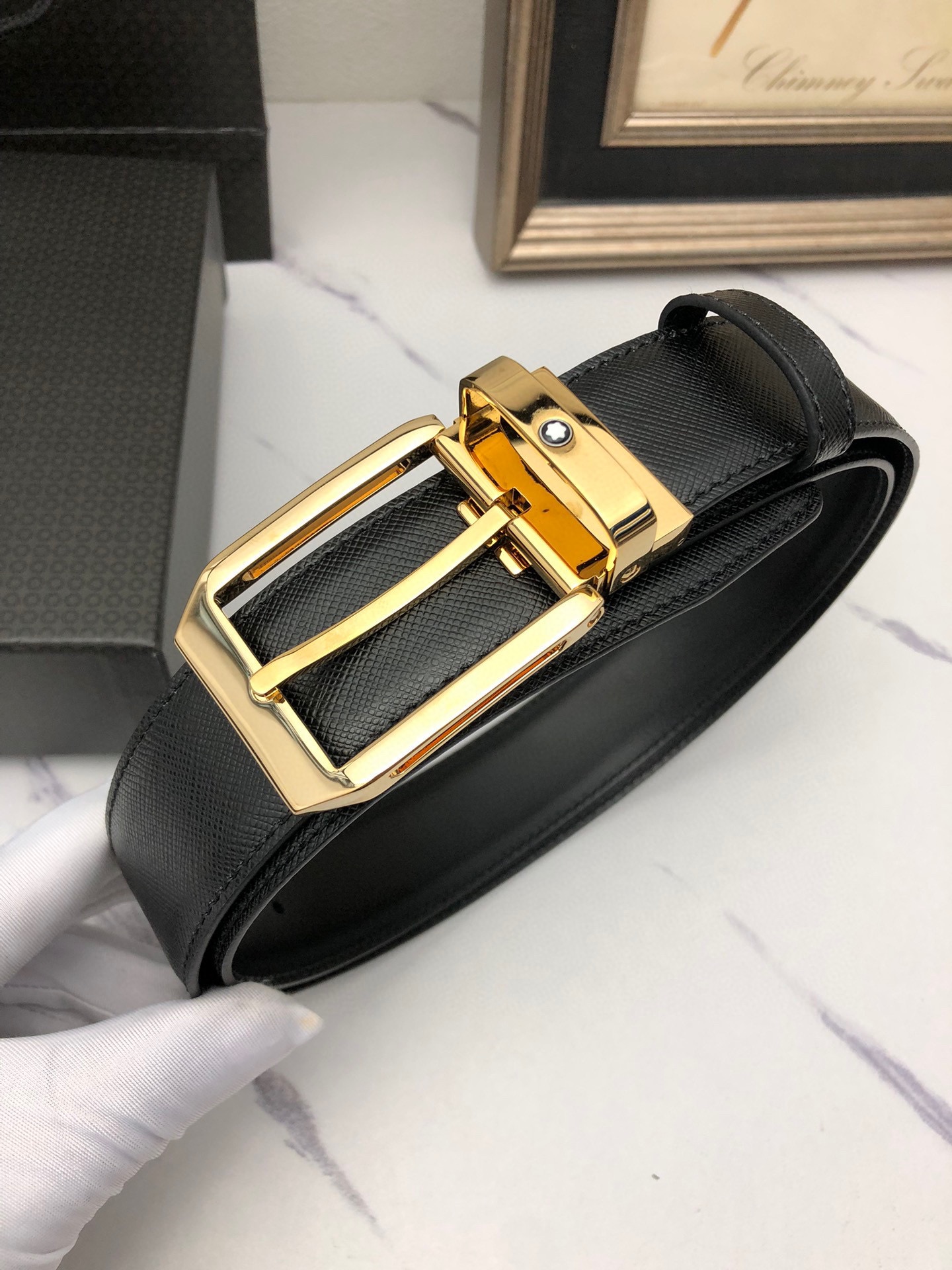 Montblanc Basic Belt Top Grain Leather