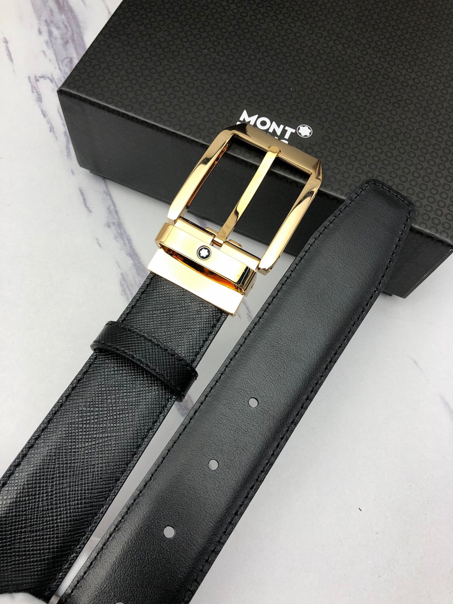 Montblanc Basic Belt Top Grain Leather