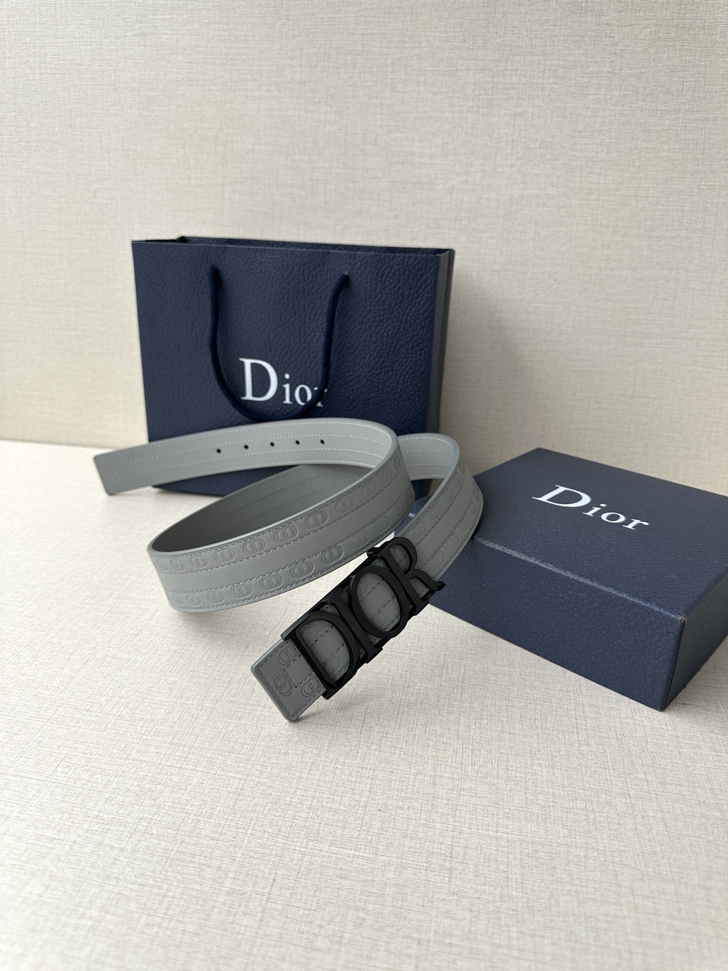 Dior Leather Belt Top Grain Leather M