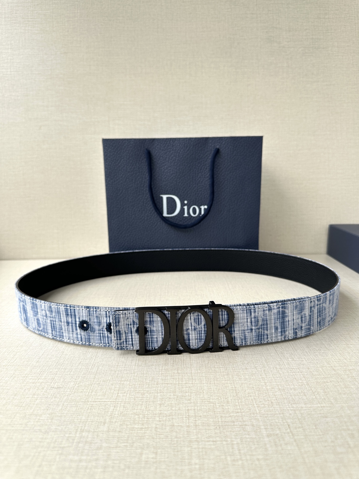 Dior Leather Belt Top Grain Leather M