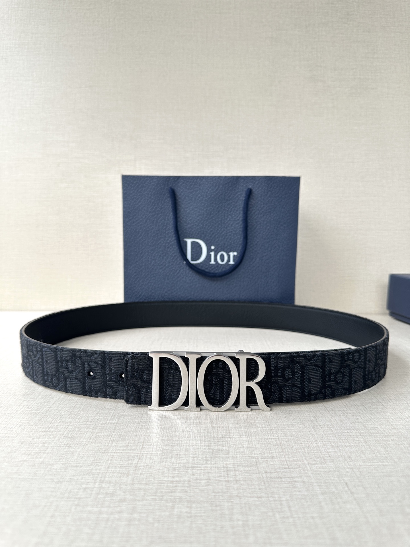 Dior Leather Belt Top Grain Leather M