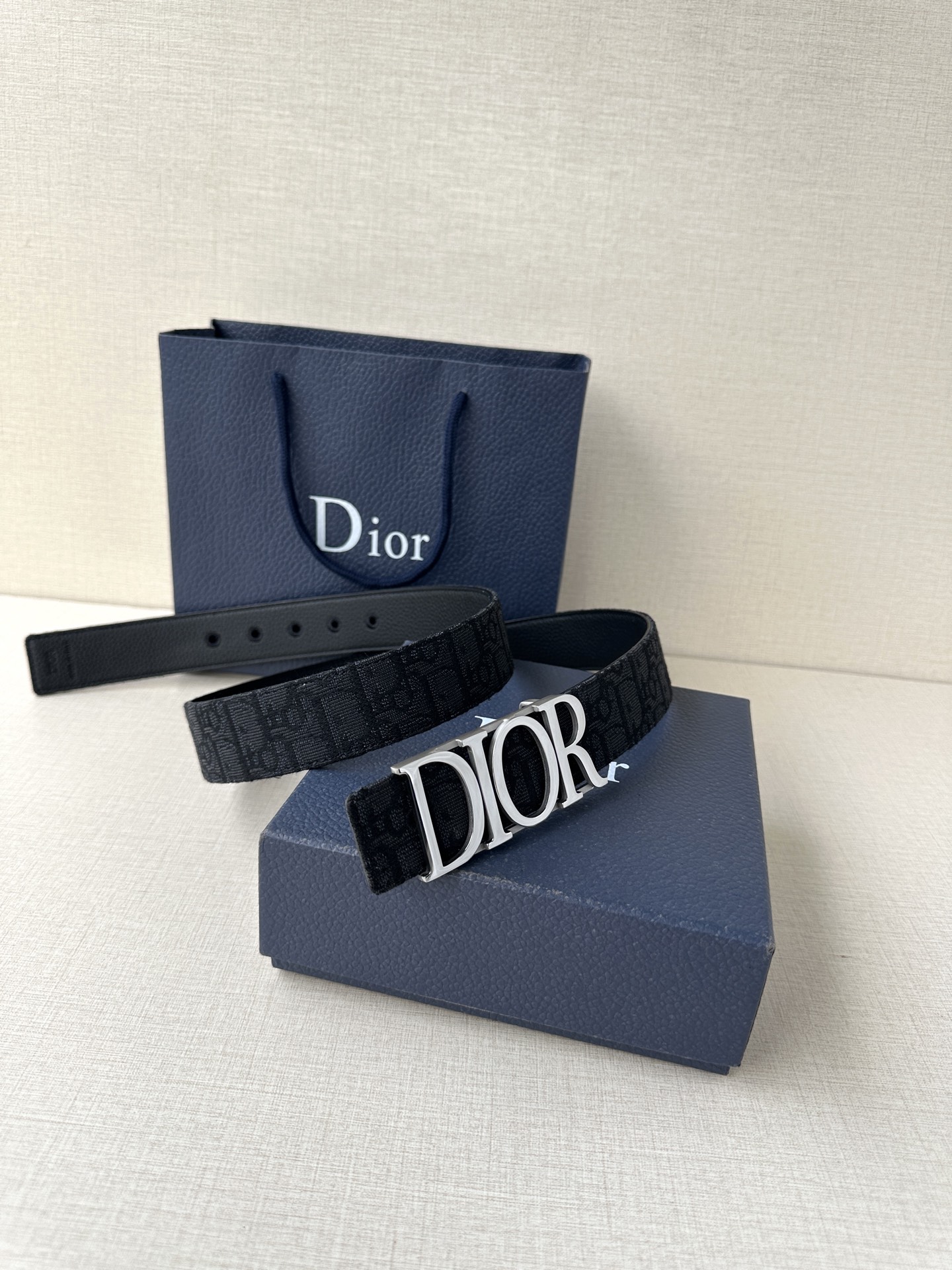 Dior Leather Belt Top Grain Leather M