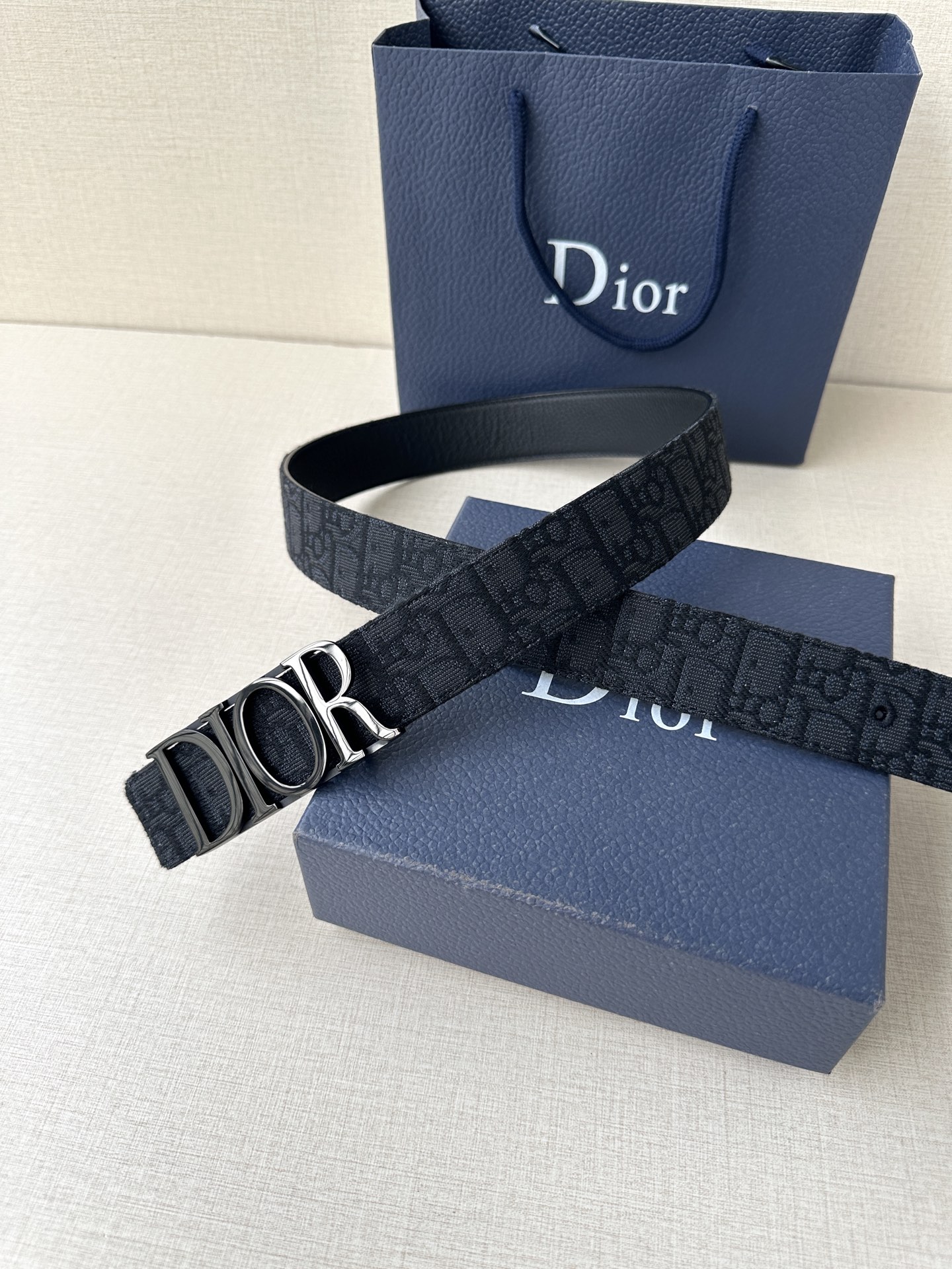 Dior Leather Belt Top Grain Leather M