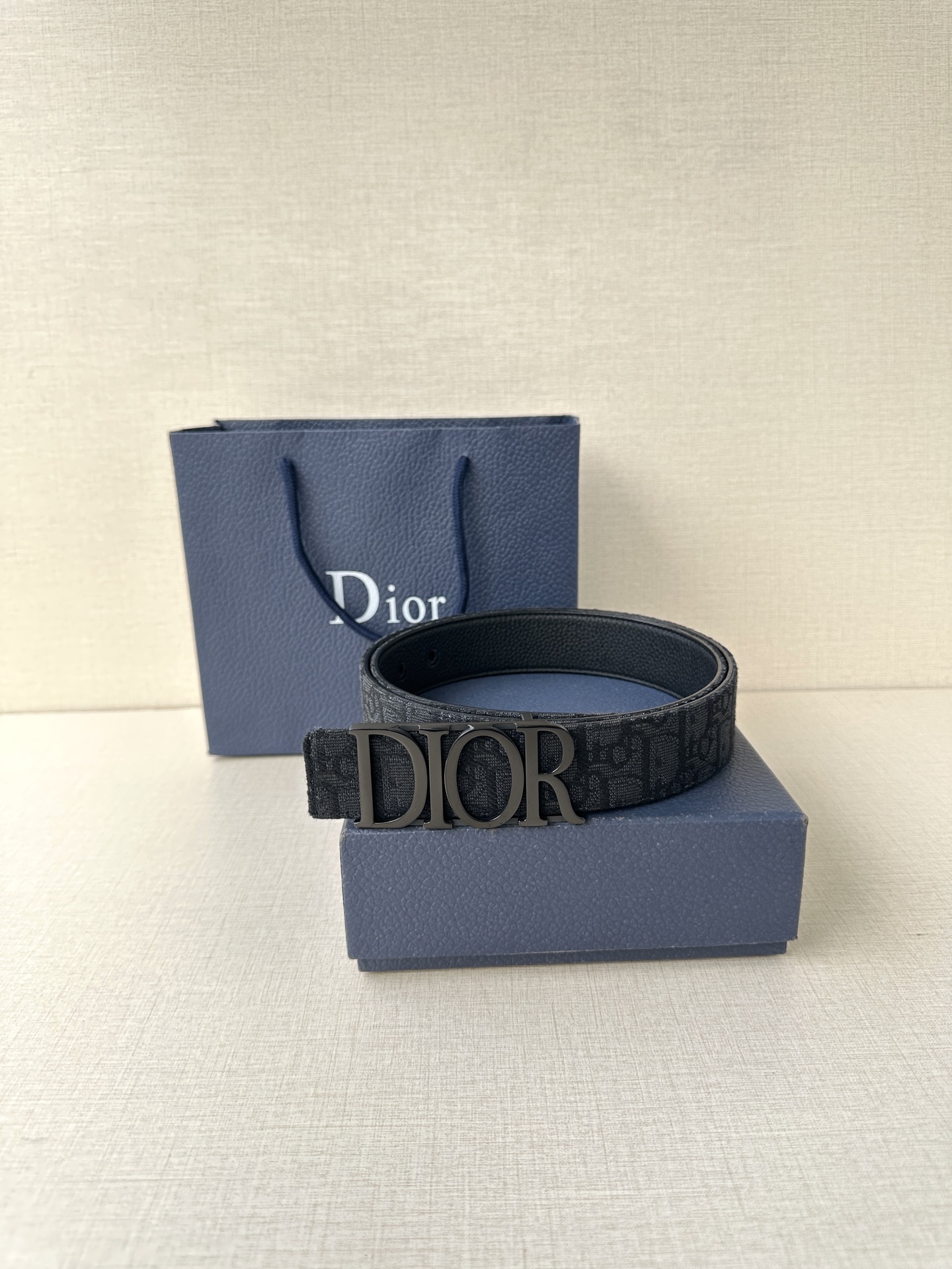 Dior Leather Belt Top Grain Leather M