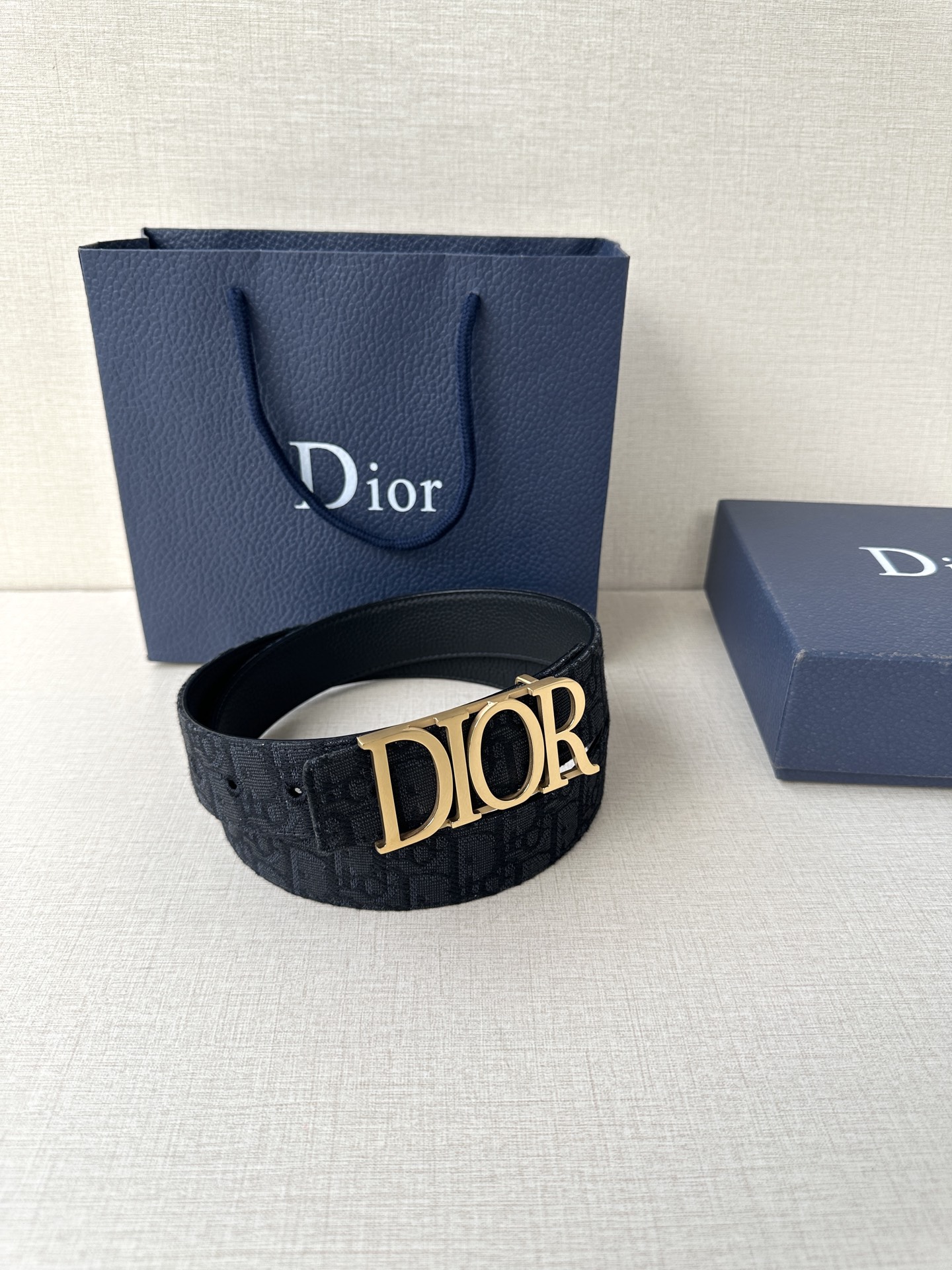 Dior Leather Belt Top Grain Leather M