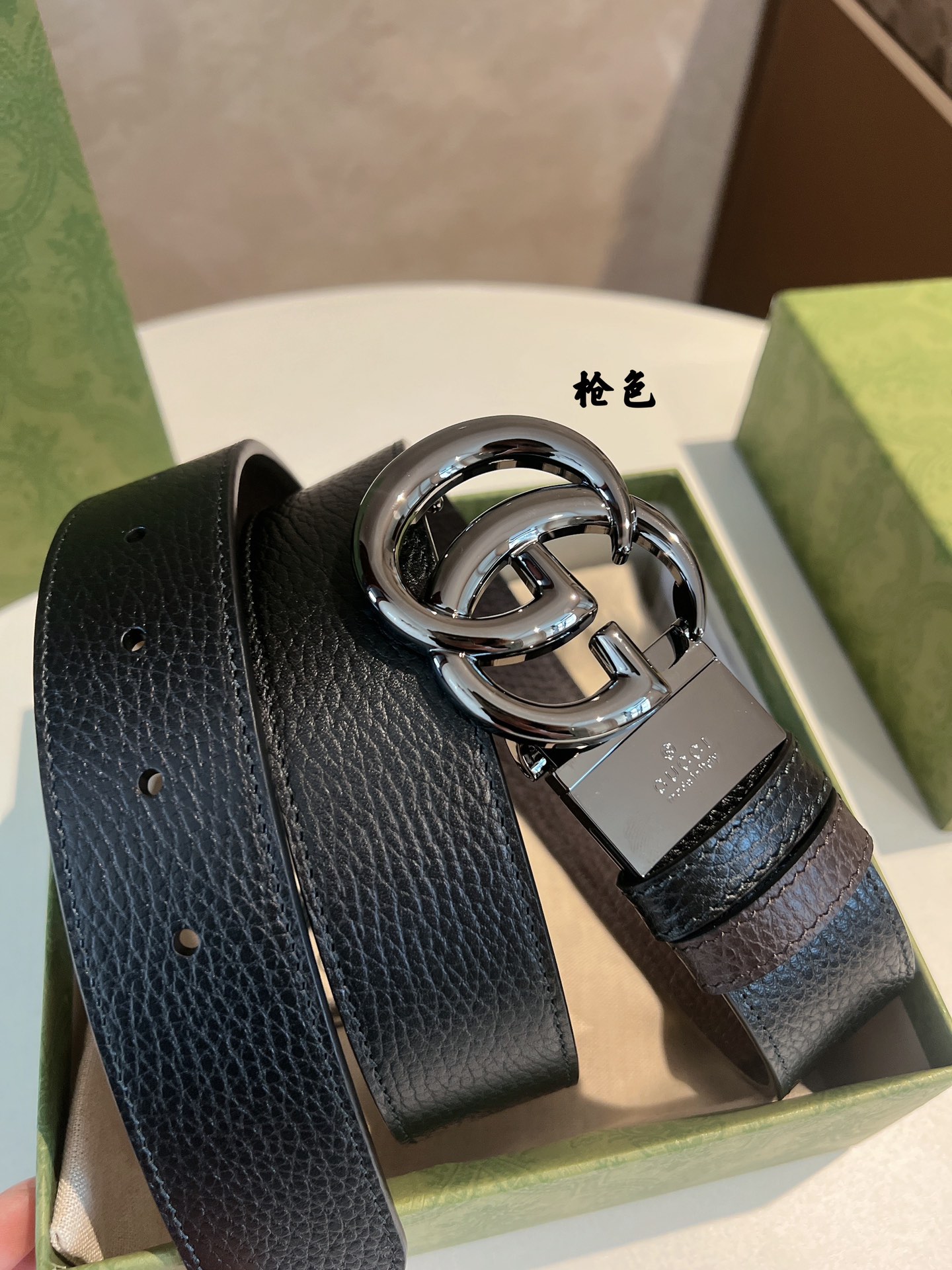 Gucci Male Basic Belt Cow Leather 40mm