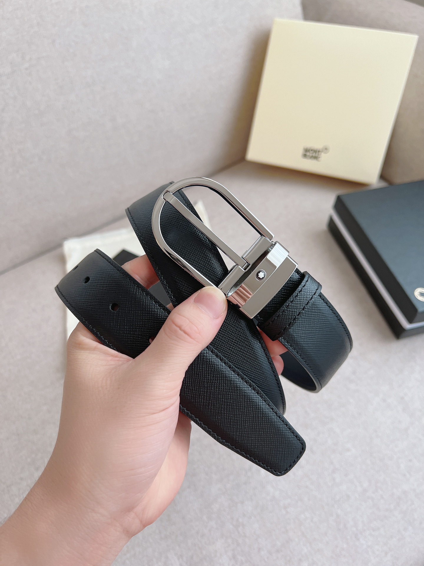 Montblanc Leather Belt 35mm