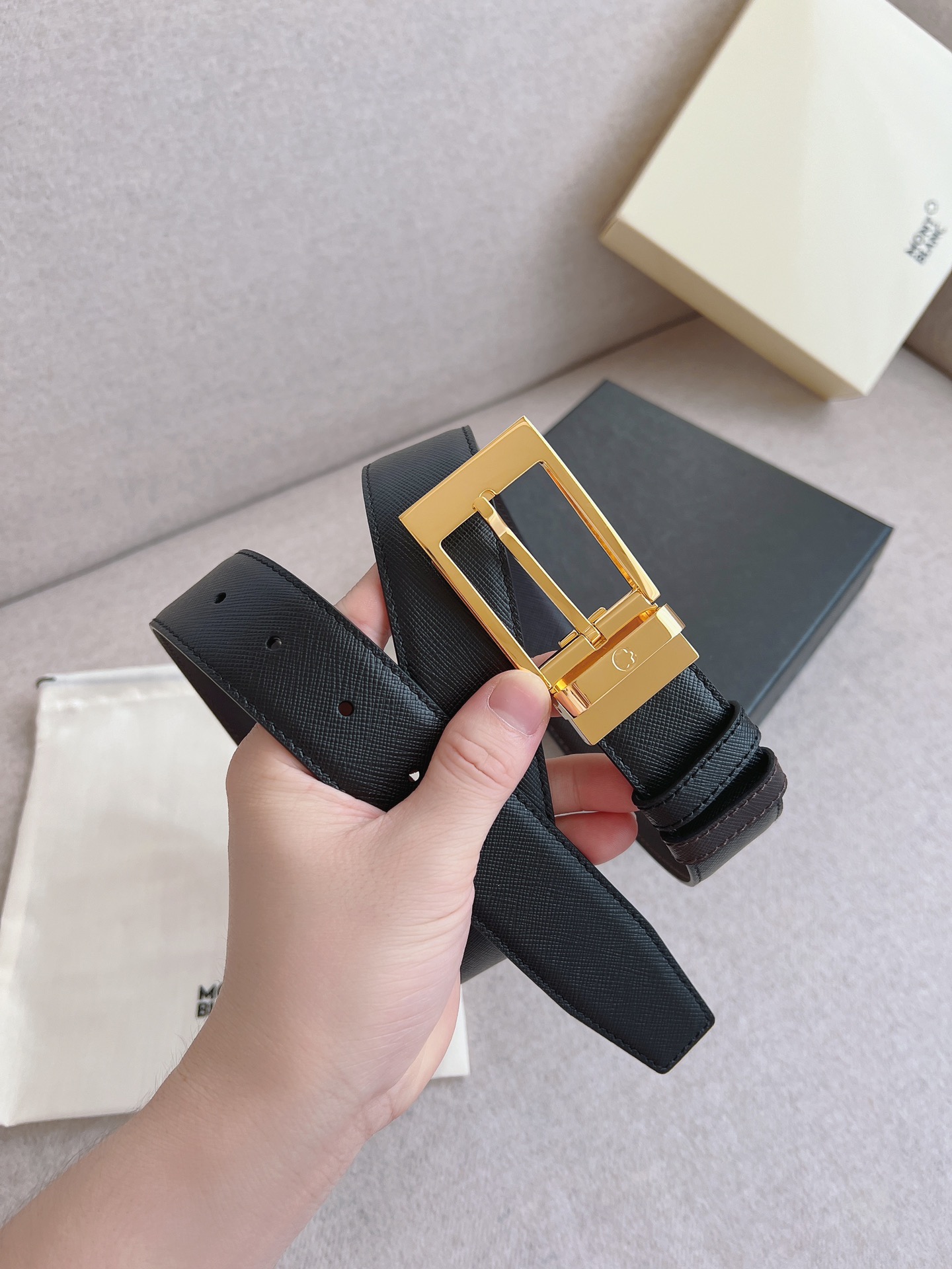 Montblanc Leather Belt 35mm