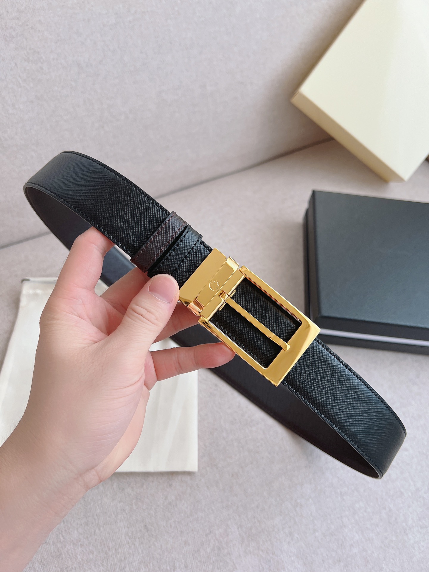 Montblanc Leather Belt 35mm