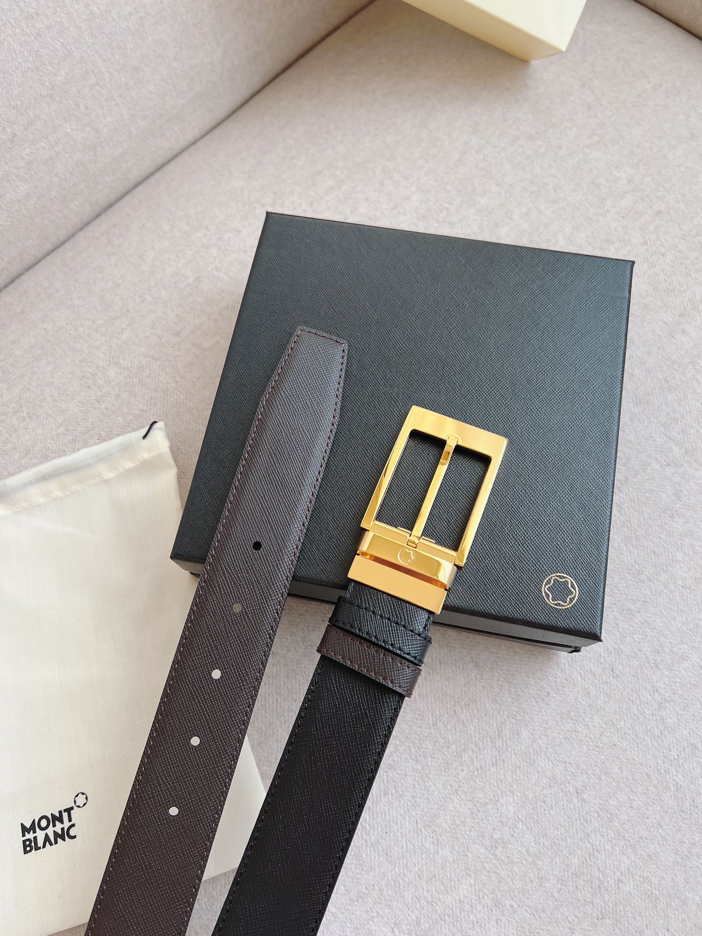 Montblanc Leather Belt 35mm