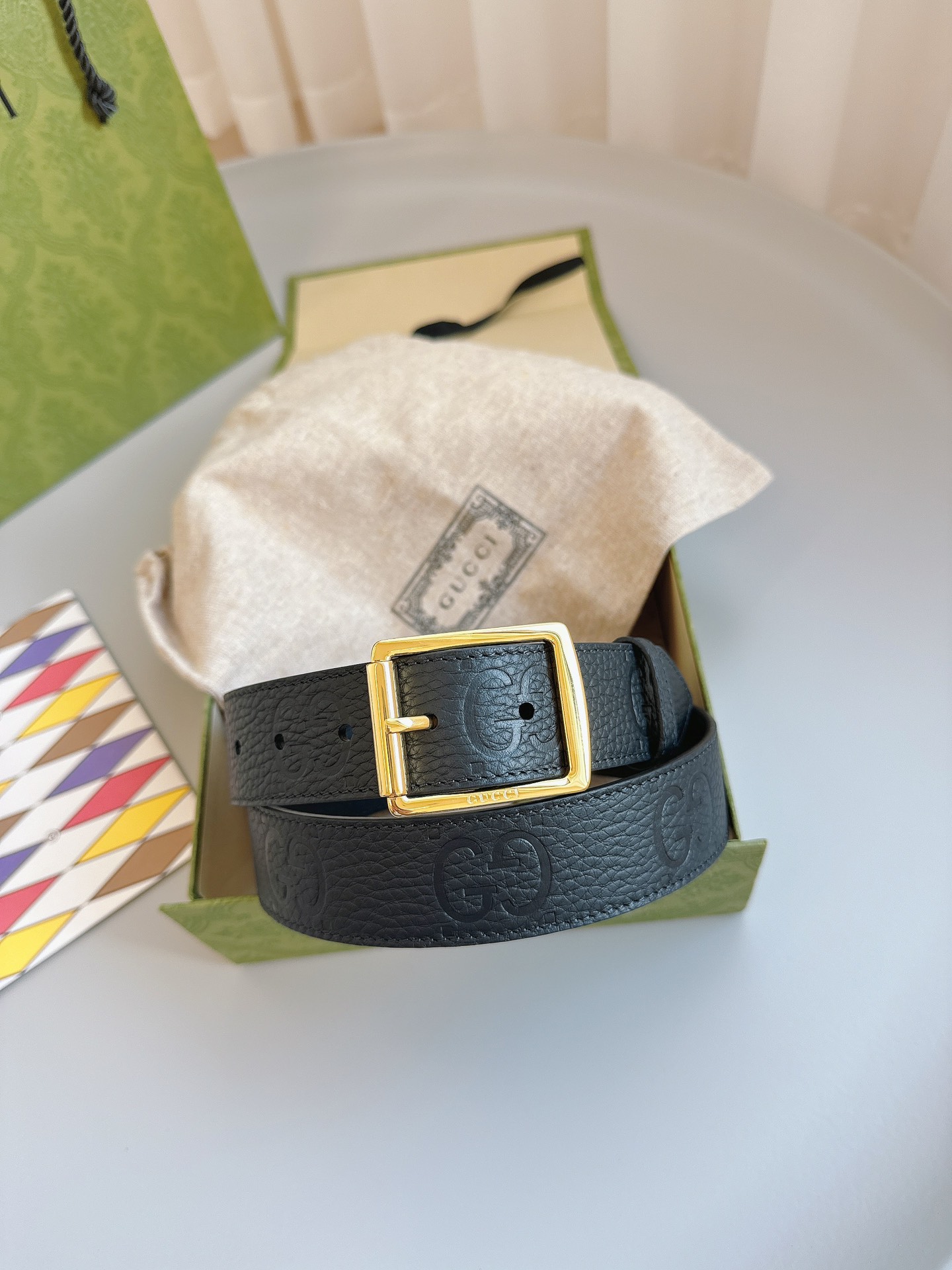 Gucci Pin Buckle Belt Black