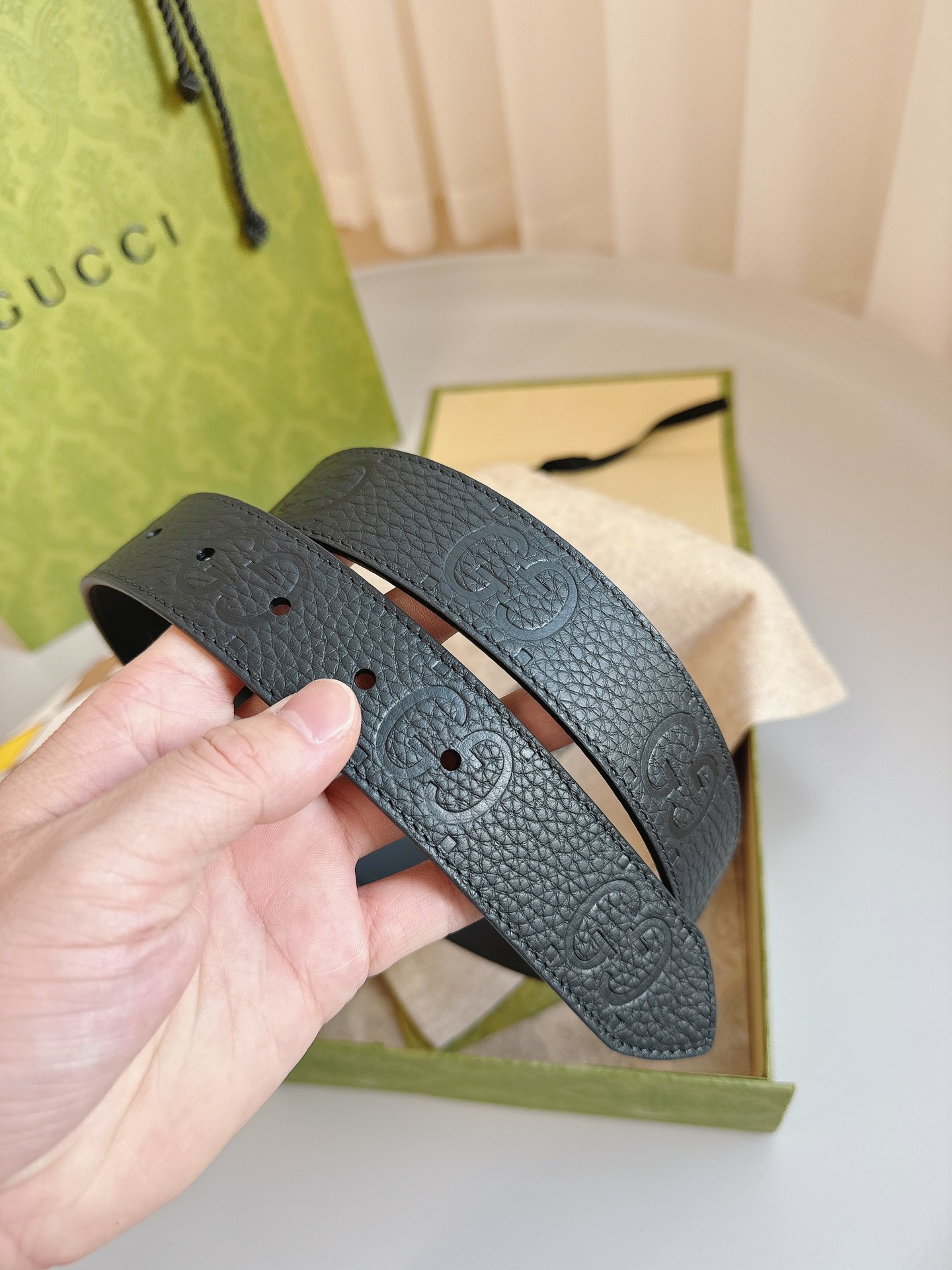 Gucci Pin Buckle Belt Black