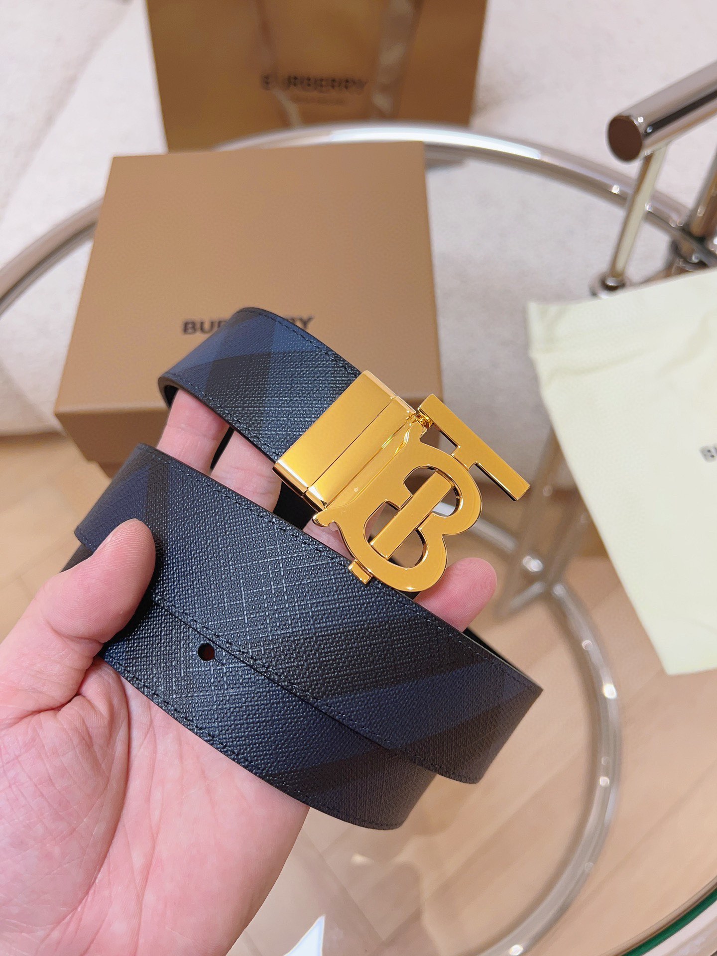 Burberry Basic Belt Canvas M