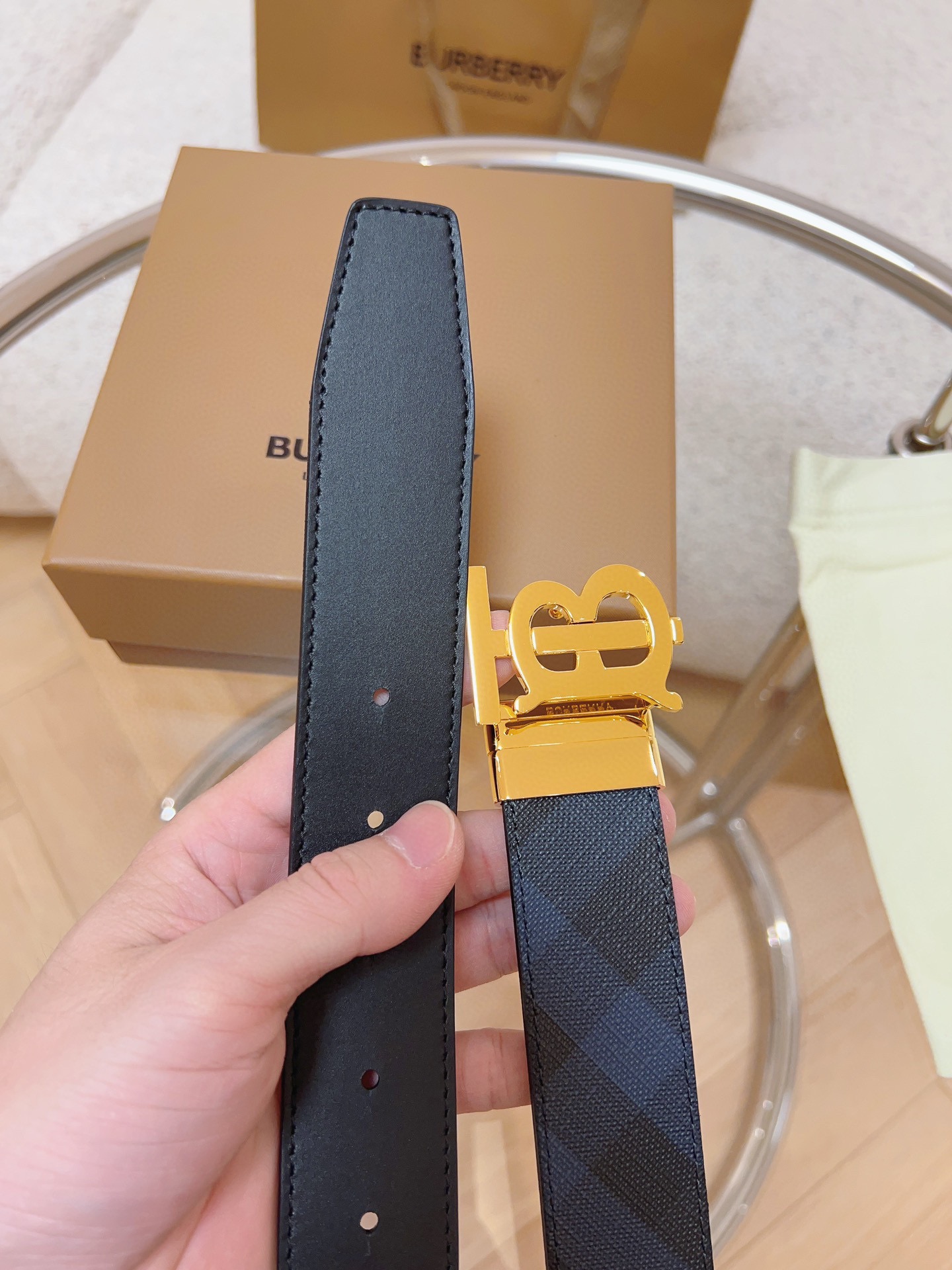 Burberry Basic Belt Canvas M