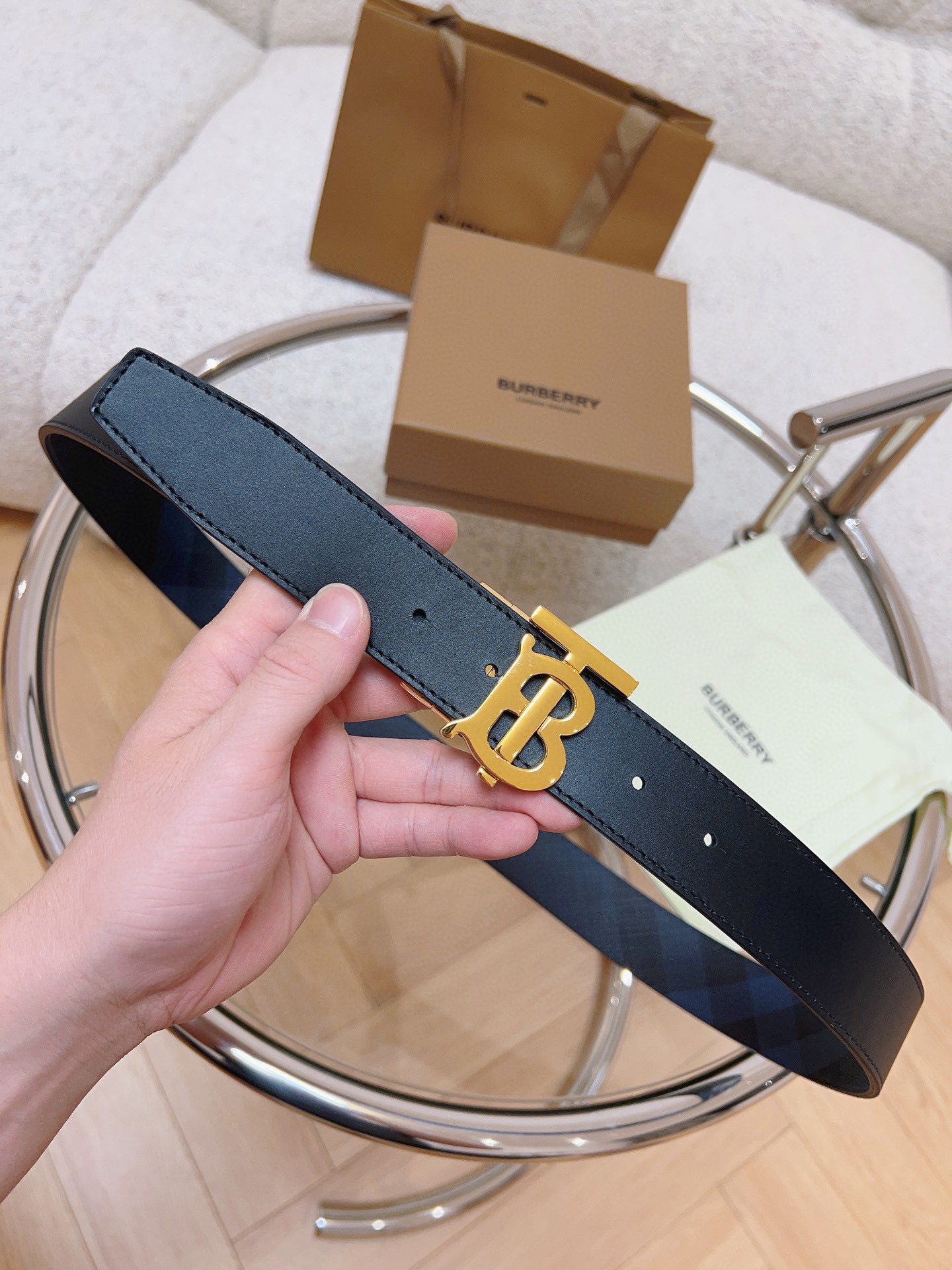 Burberry Basic Belt Canvas M