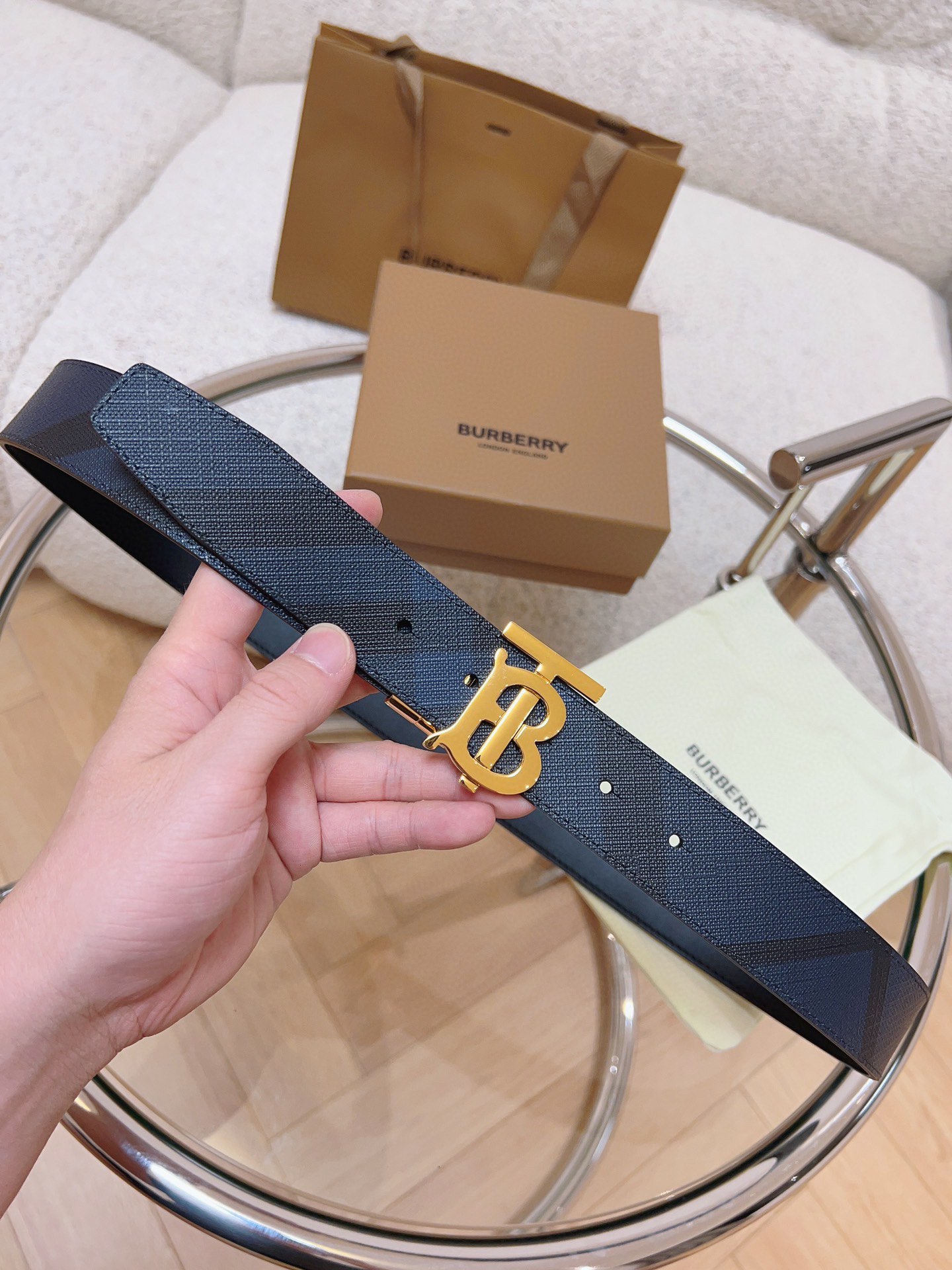 Burberry Basic Belt Canvas M