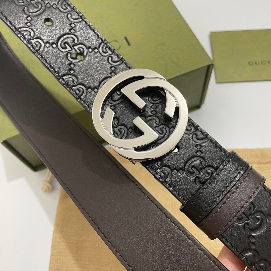 Gucci Basic Belt Cow Leather M