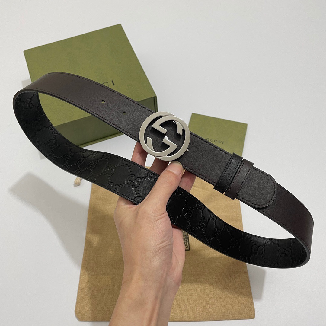 Gucci Basic Belt Cow Leather M