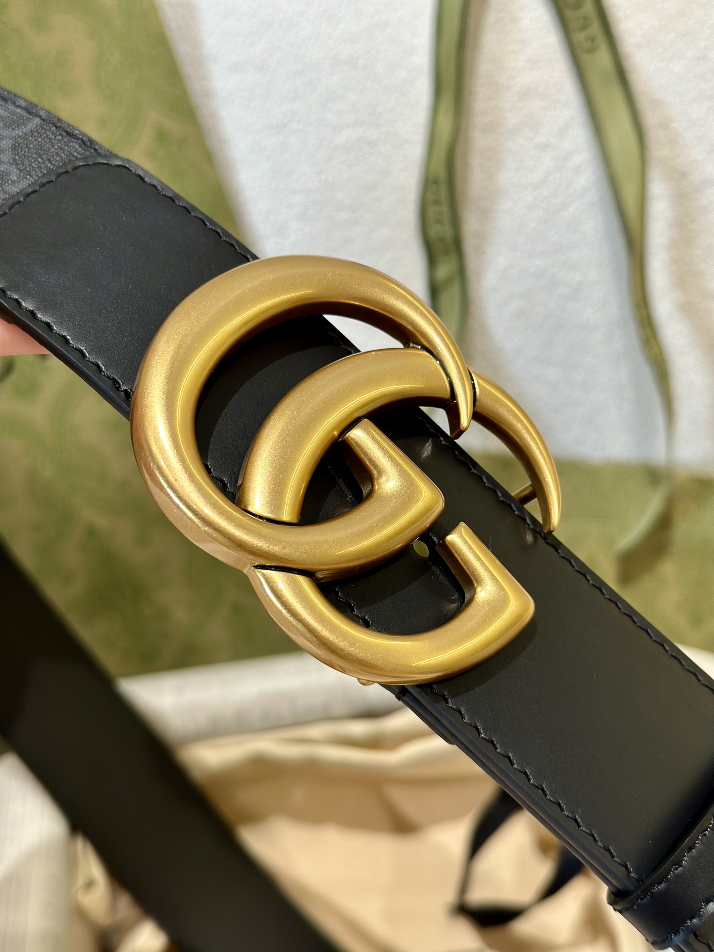 Gucci Basic Belt Cow Leather M