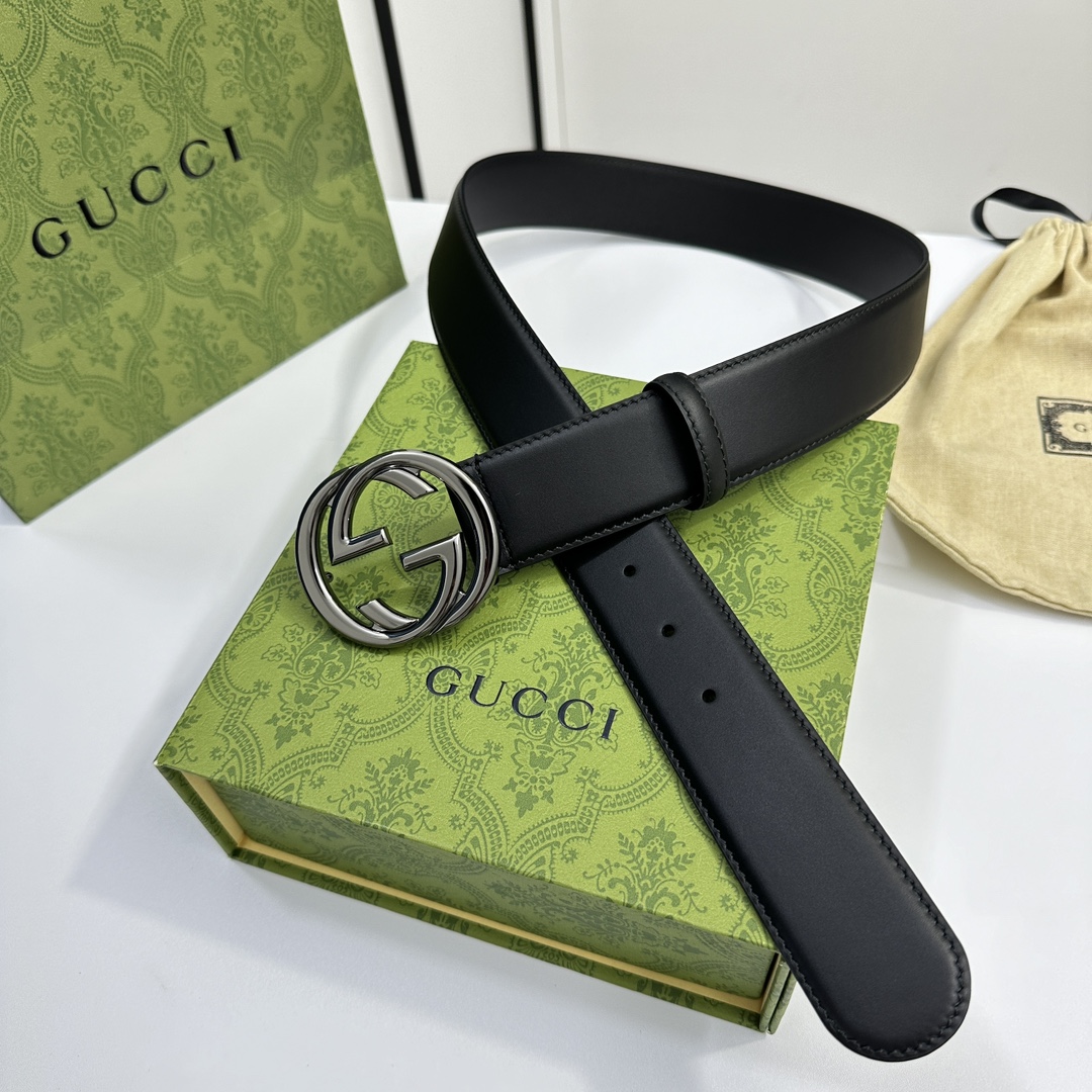 Gucci Basic Belt Cow Leather M