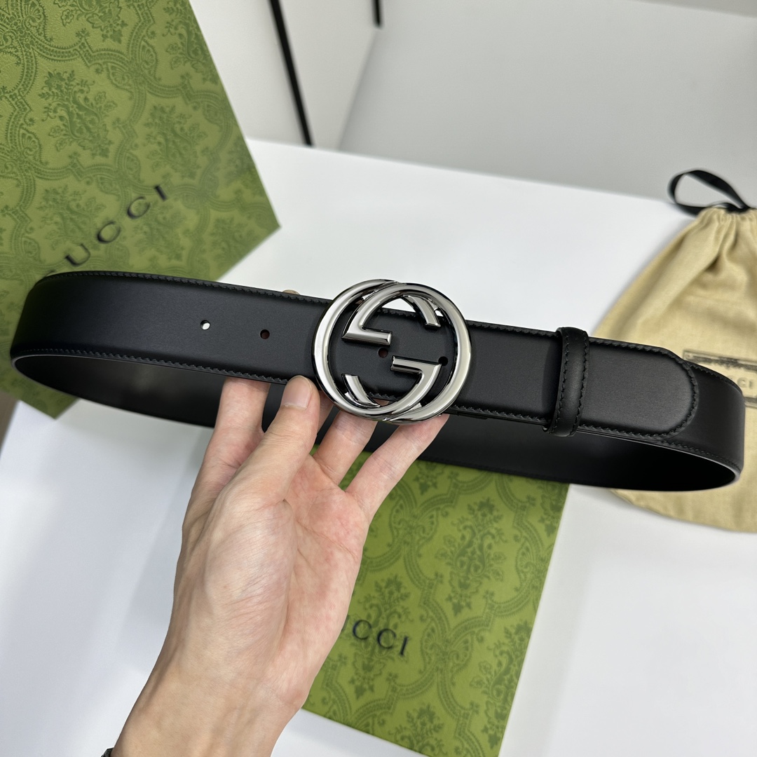 Gucci Basic Belt Cow Leather M