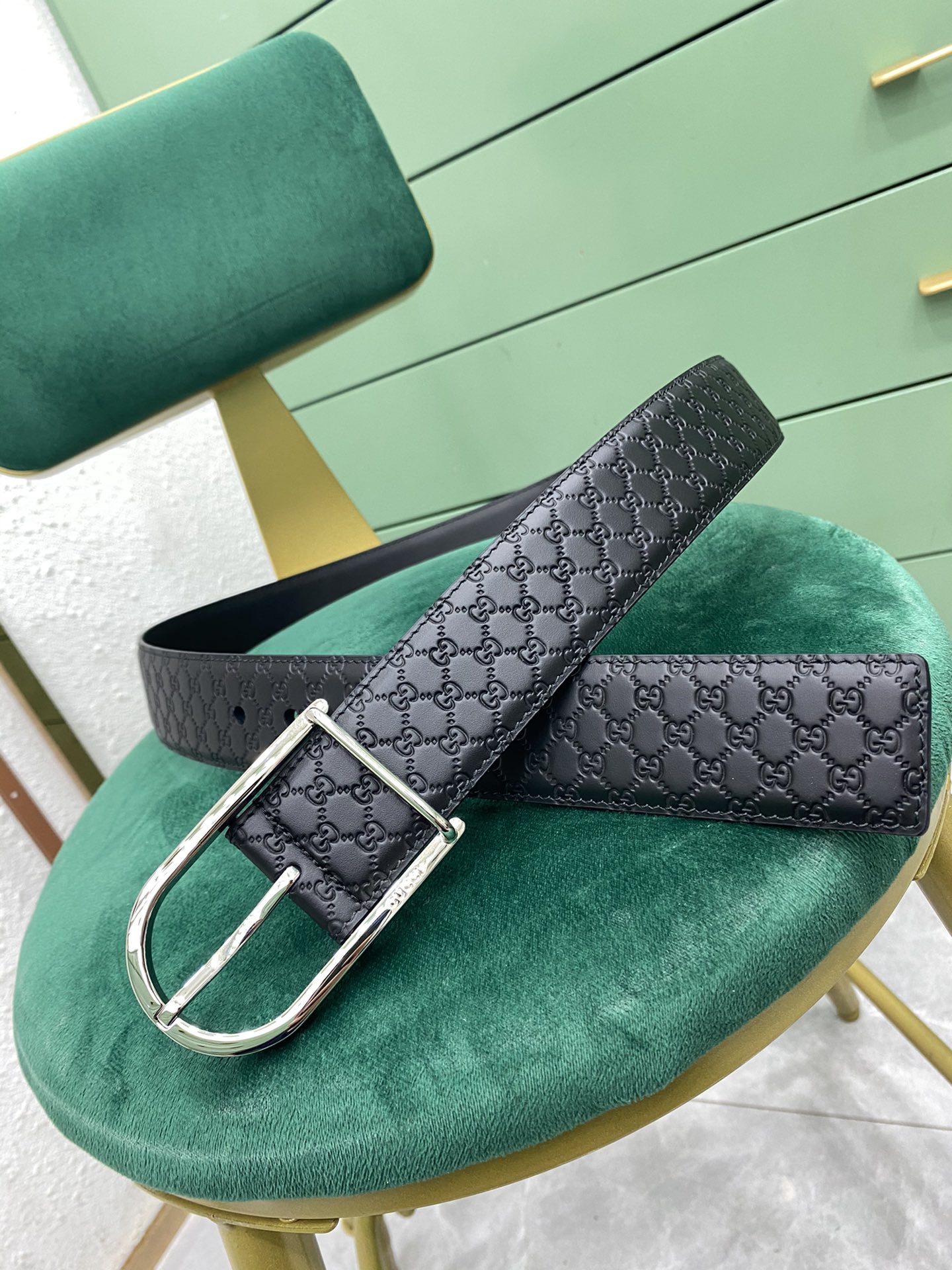 Gucci Pin Buckle Belt Black