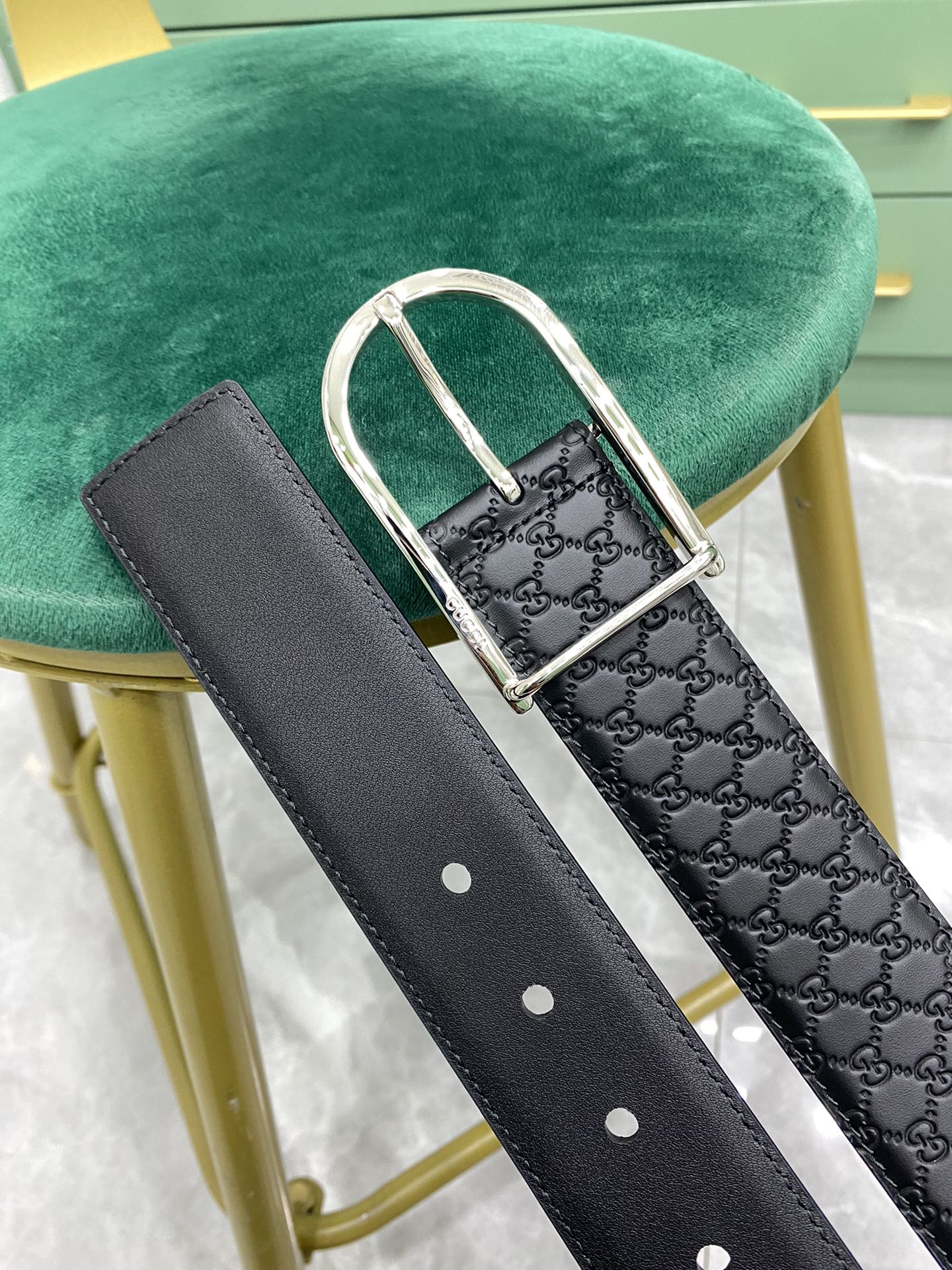 Gucci Pin Buckle Belt Black