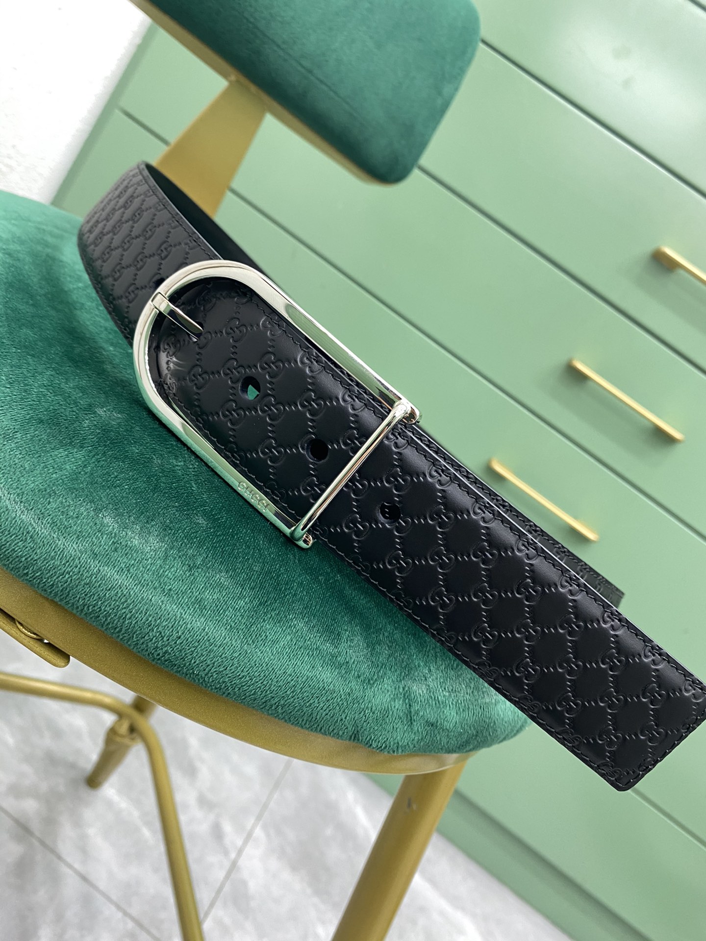 Gucci Pin Buckle Belt Black