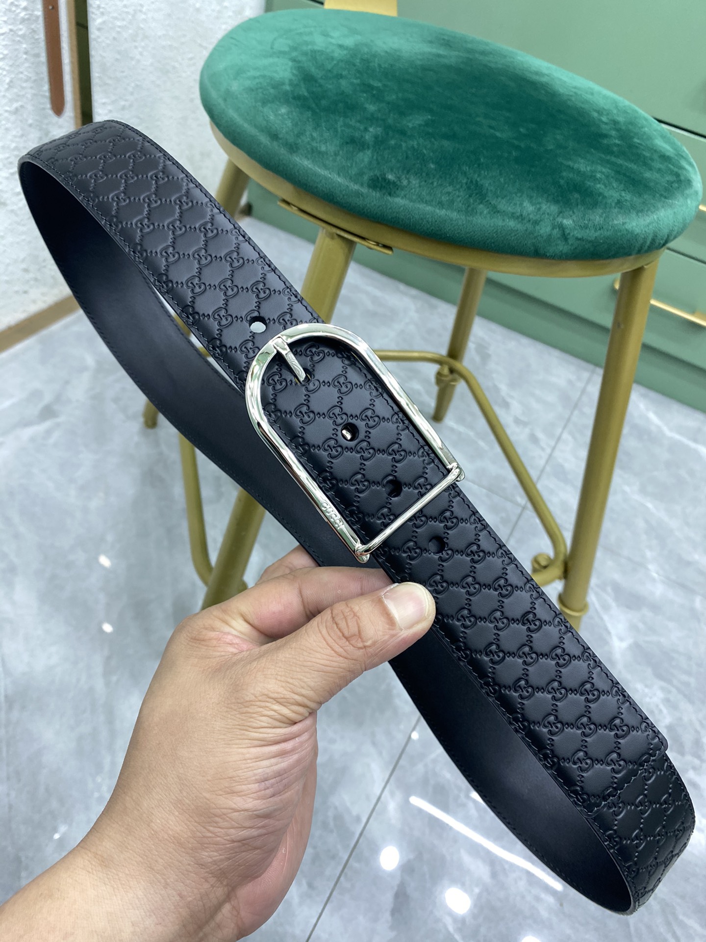 Gucci Pin Buckle Belt Black