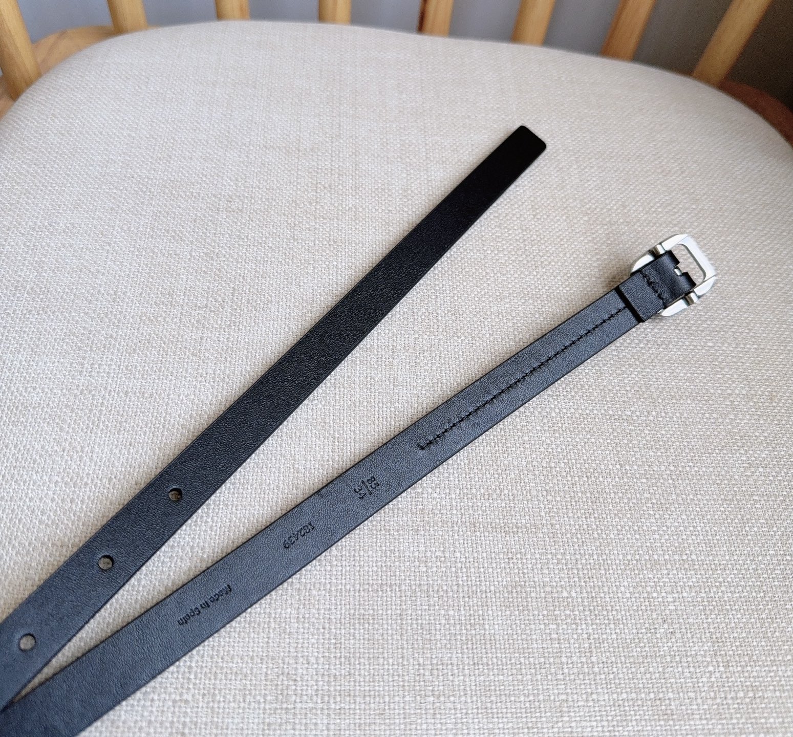 Loewe Pin Buckle Belt Cow Leather 14515-l