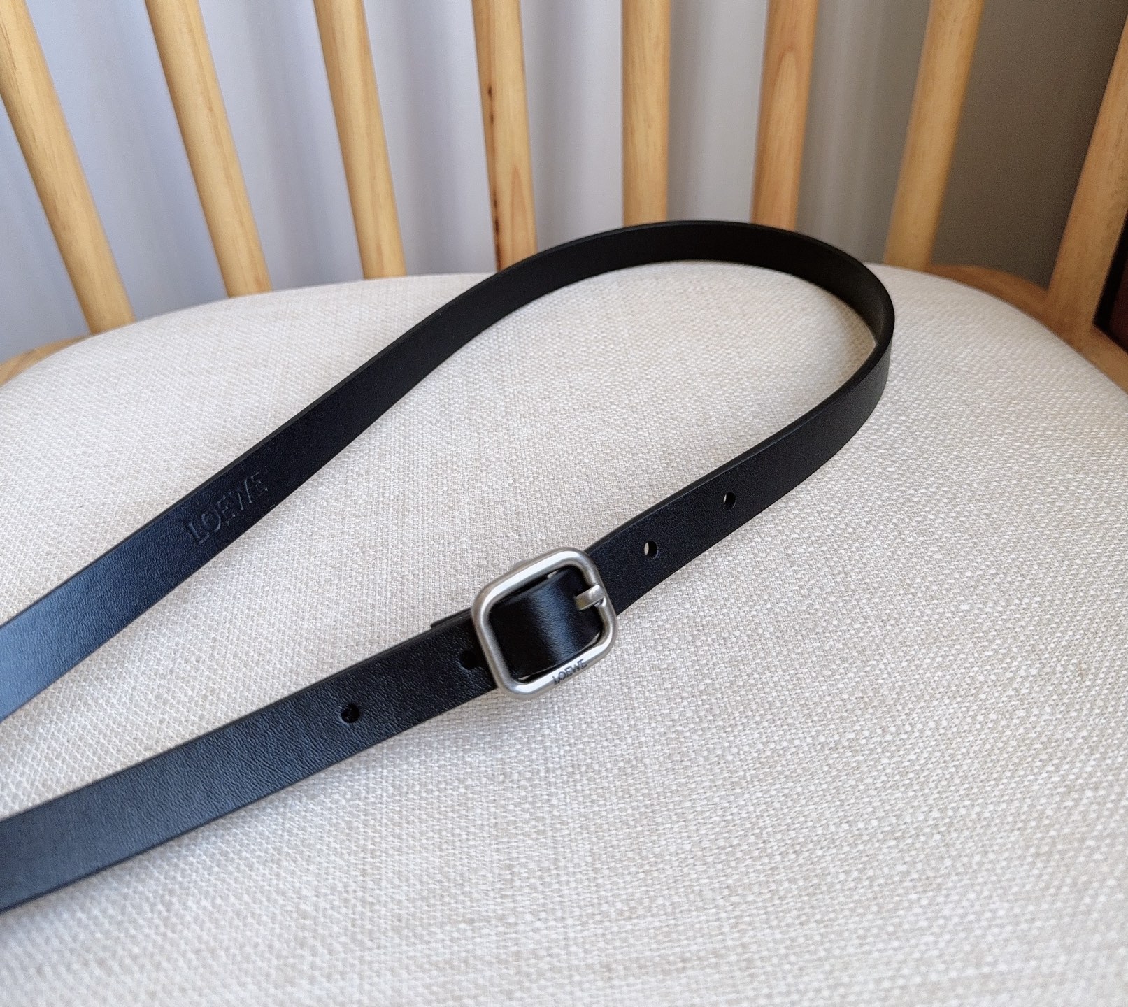 Loewe Pin Buckle Belt Cow Leather 14515-l