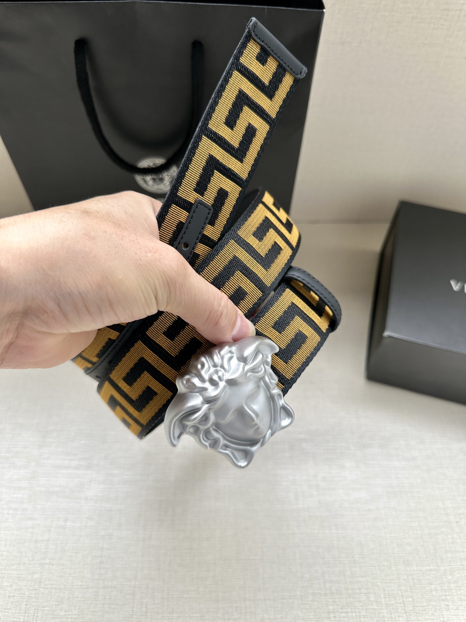 Versace Male Basic Belt S-m