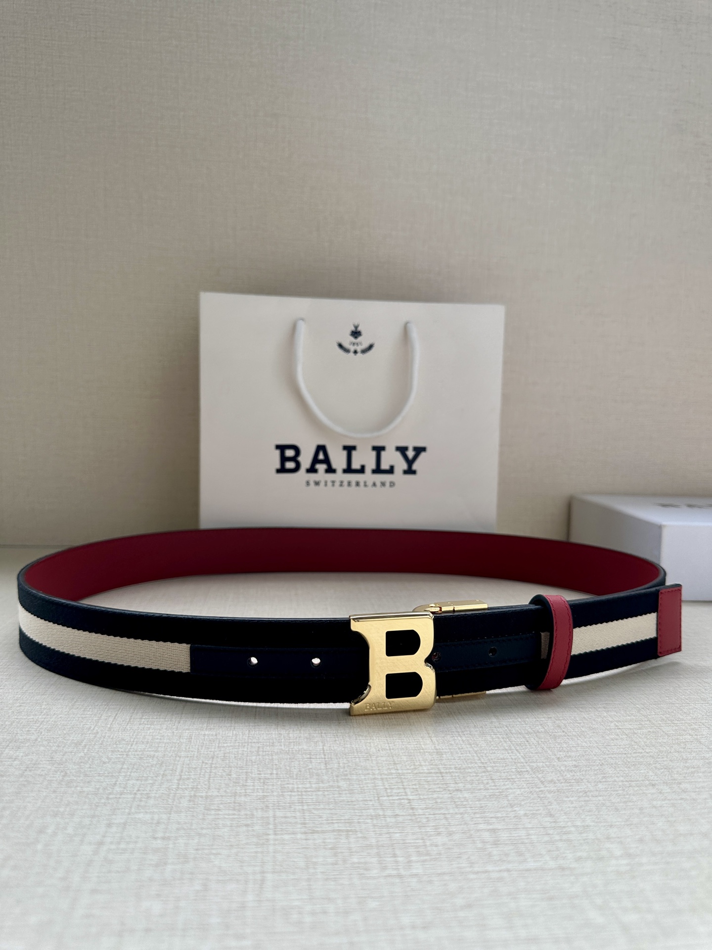 Bally Male Basic Belt Cow Leather M-l