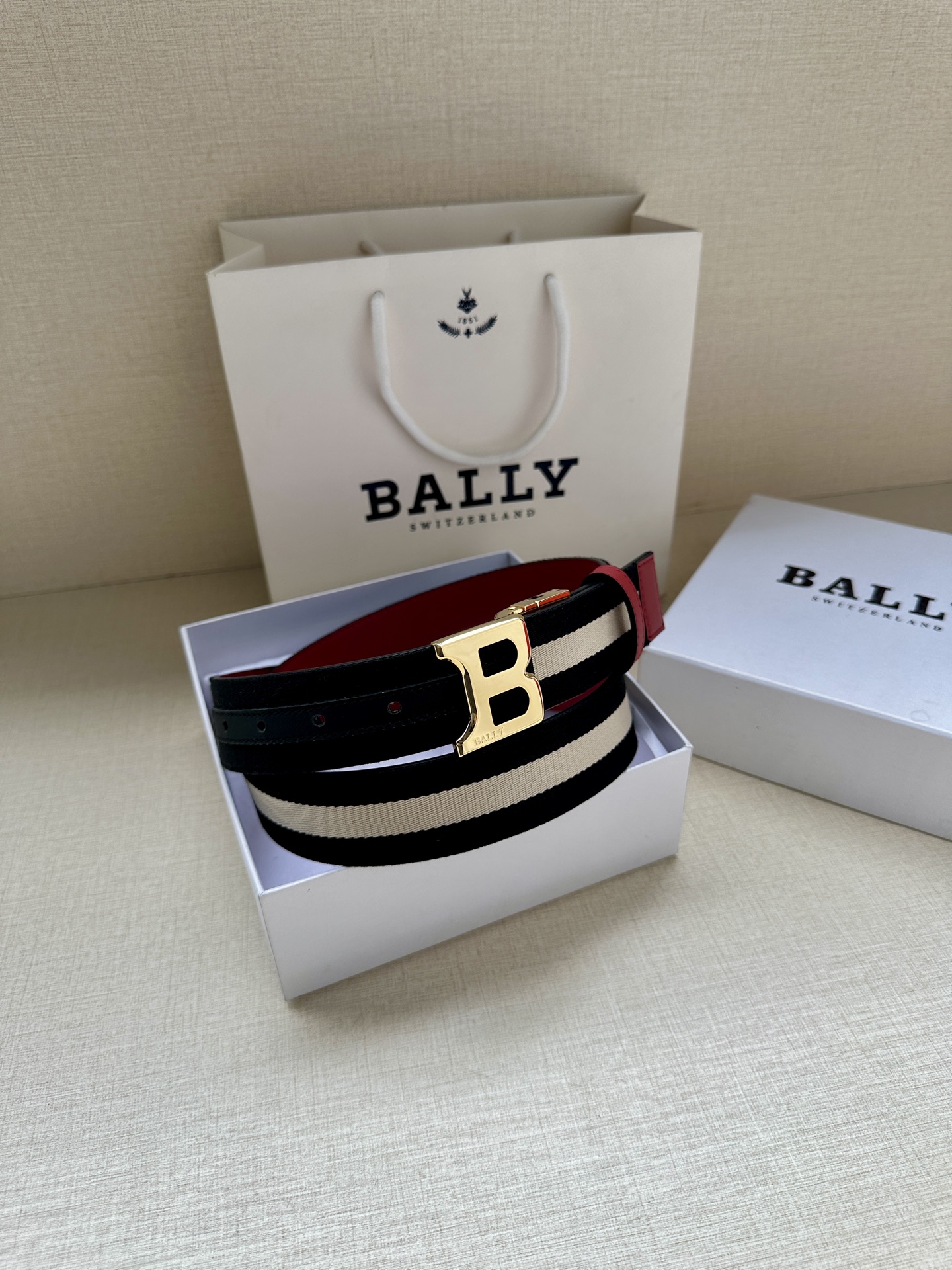 Bally Male Basic Belt Cow Leather M-l