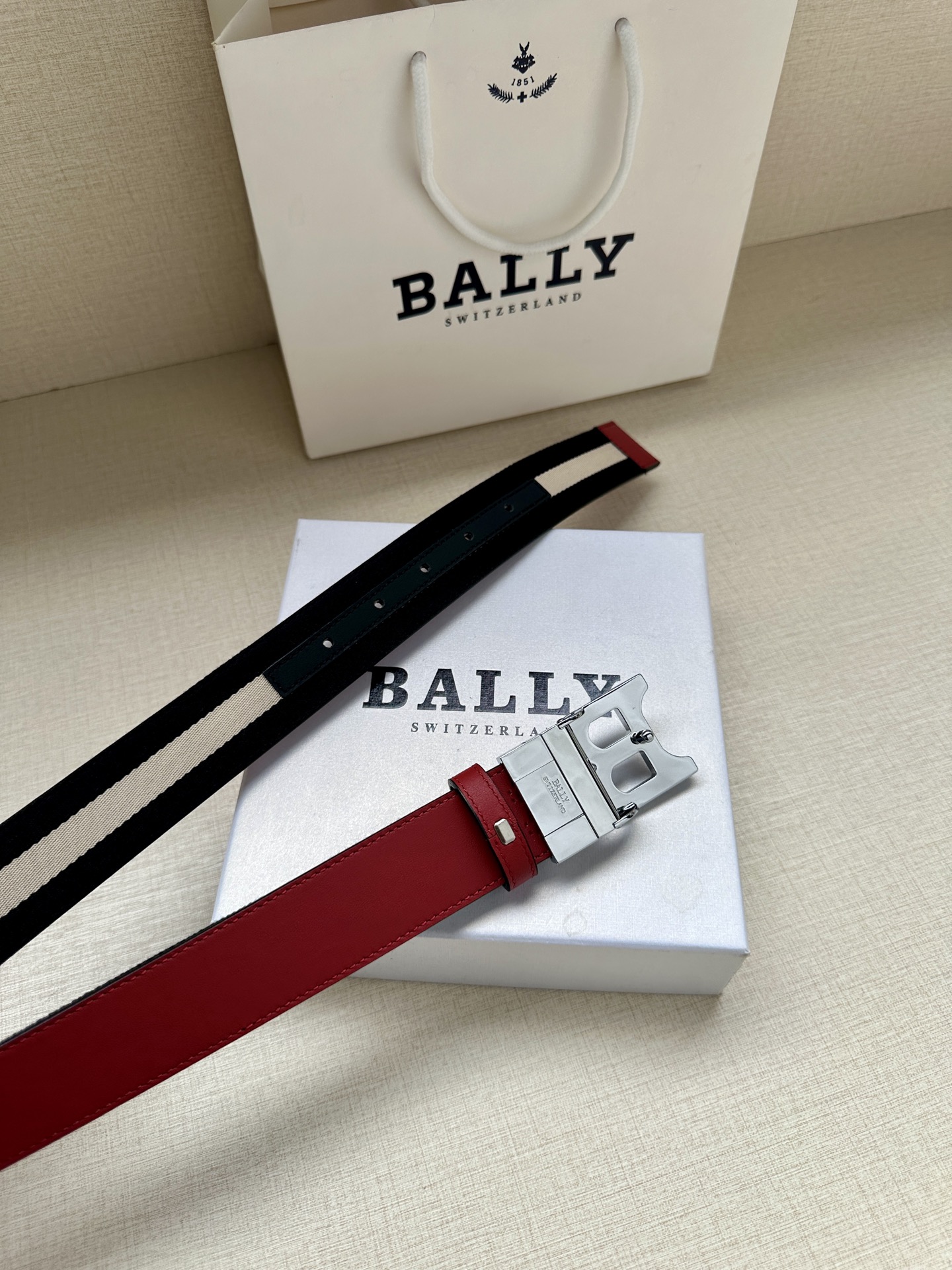Bally Male Basic Belt Cow Leather M-l